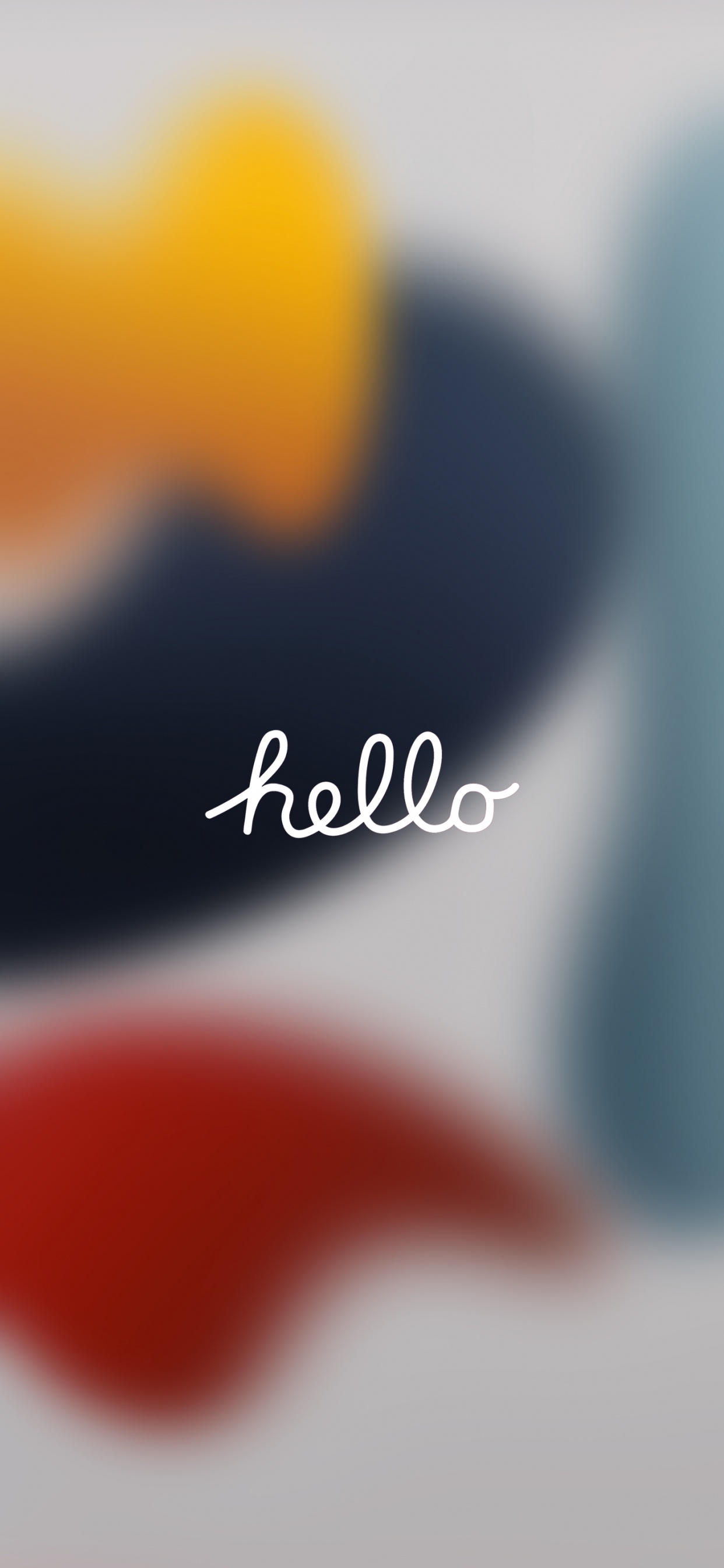Hello IOS 15. Wallpaper in 1242x2688 Resolution