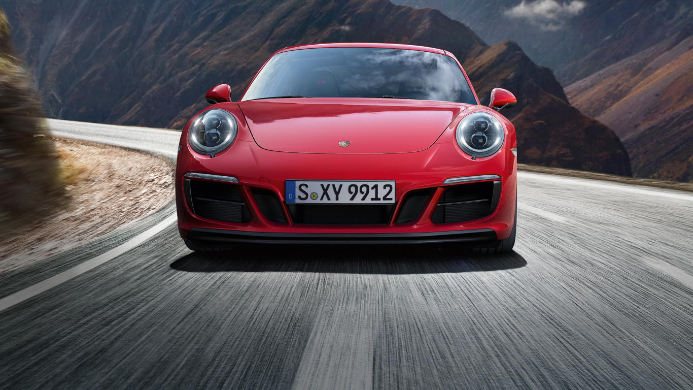 Roter Bmw m 3 Unterwegs. Wallpaper in 1366x768 Resolution