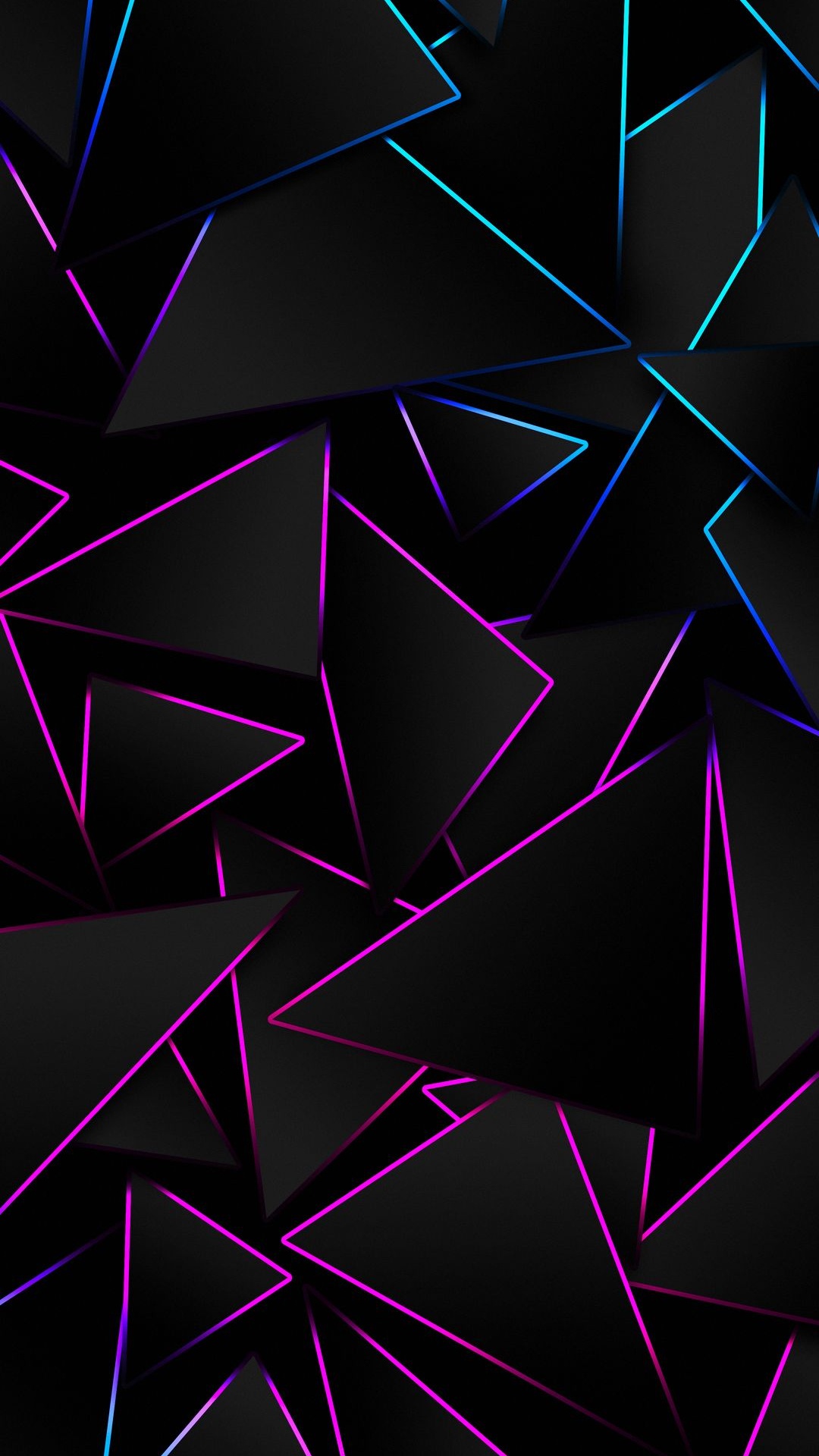 Triangle, Art, Purple, Violet, Line. Wallpaper in 1080x1920 Resolution