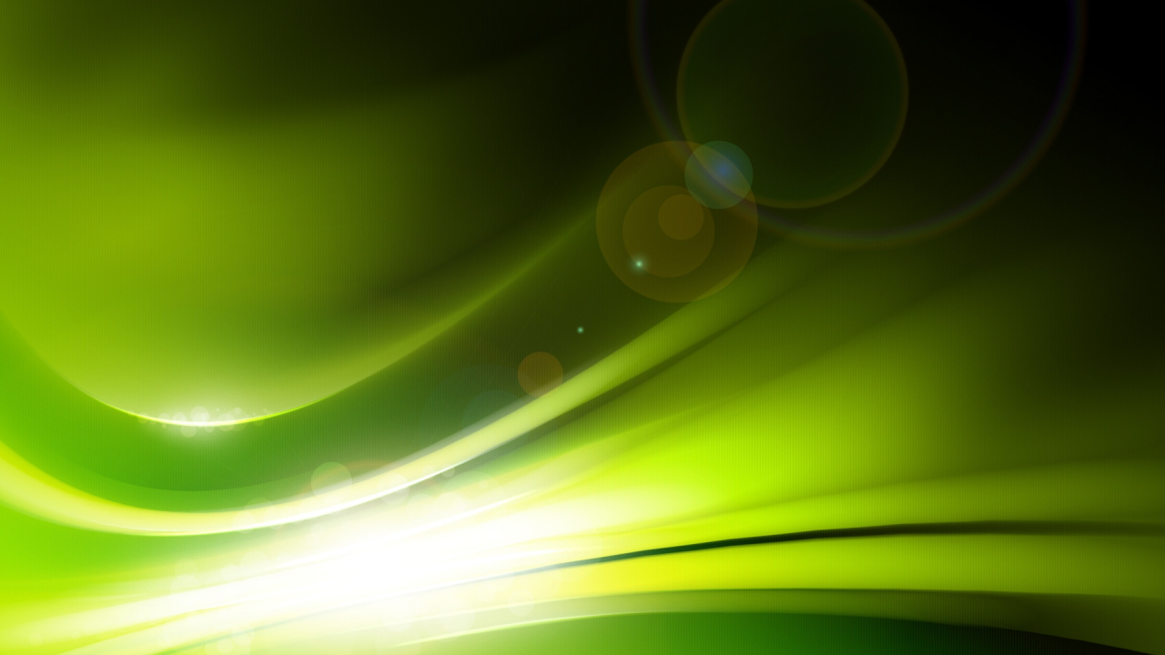 Green and White Light Illustration. Wallpaper in 1280x720 Resolution