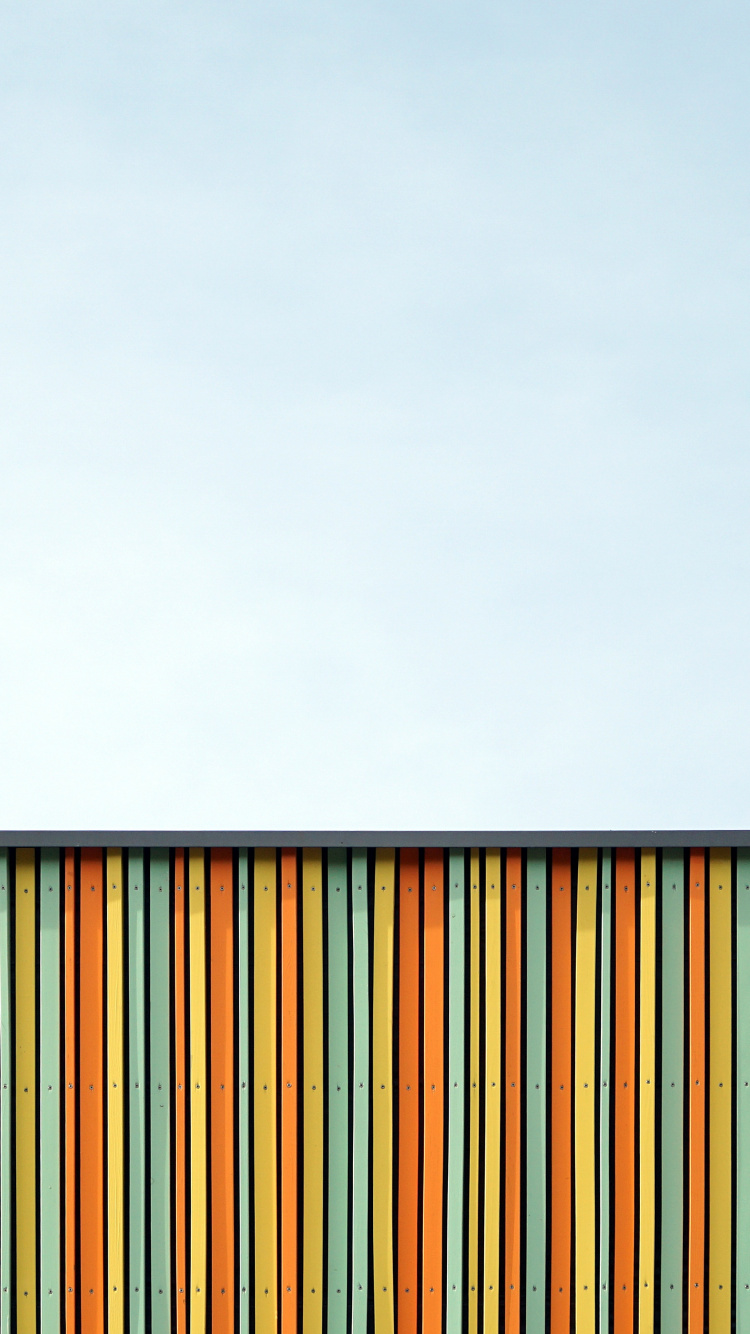 Brown and Black Striped Wall. Wallpaper in 750x1334 Resolution