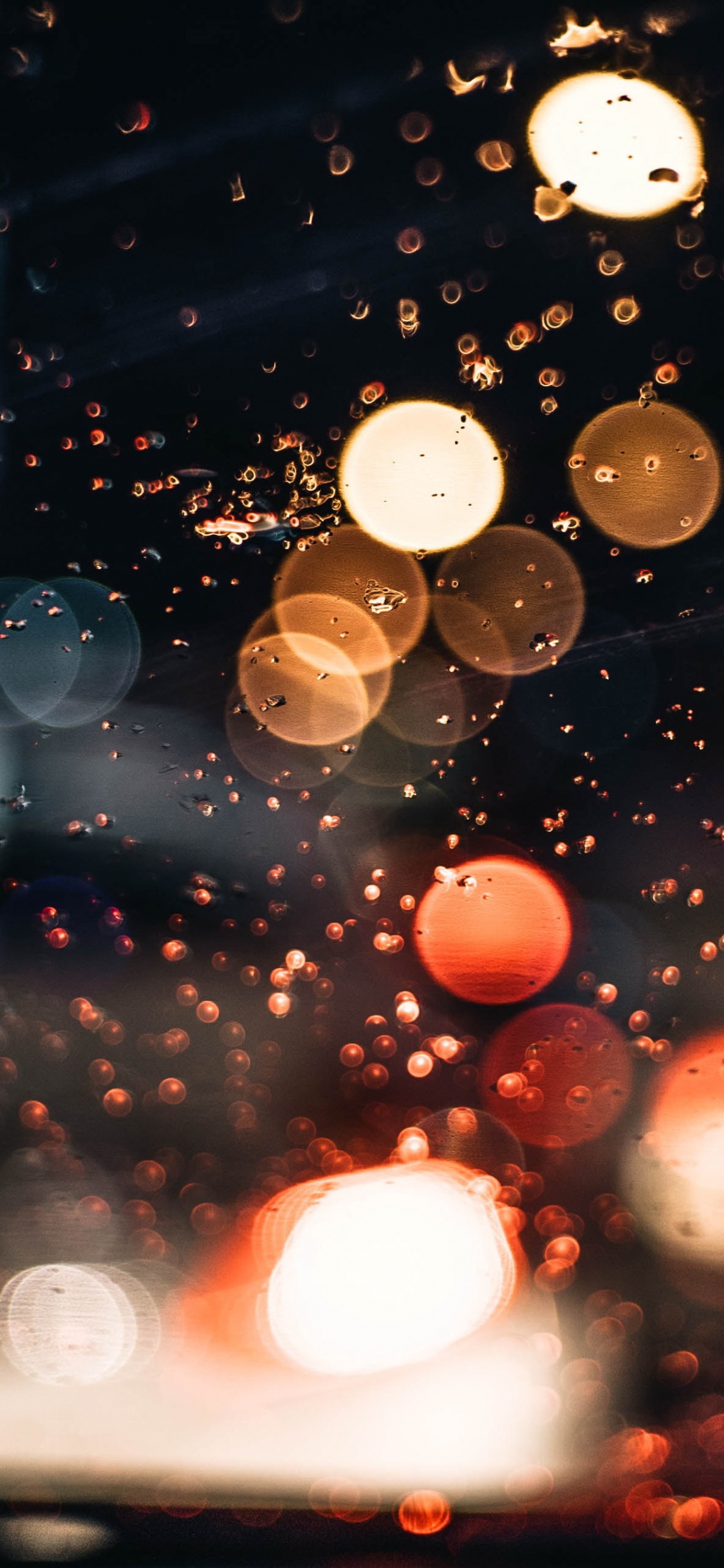 平板电脑, 安卓, 气氛, 液体, 橙色 壁纸 1125x2436 允许