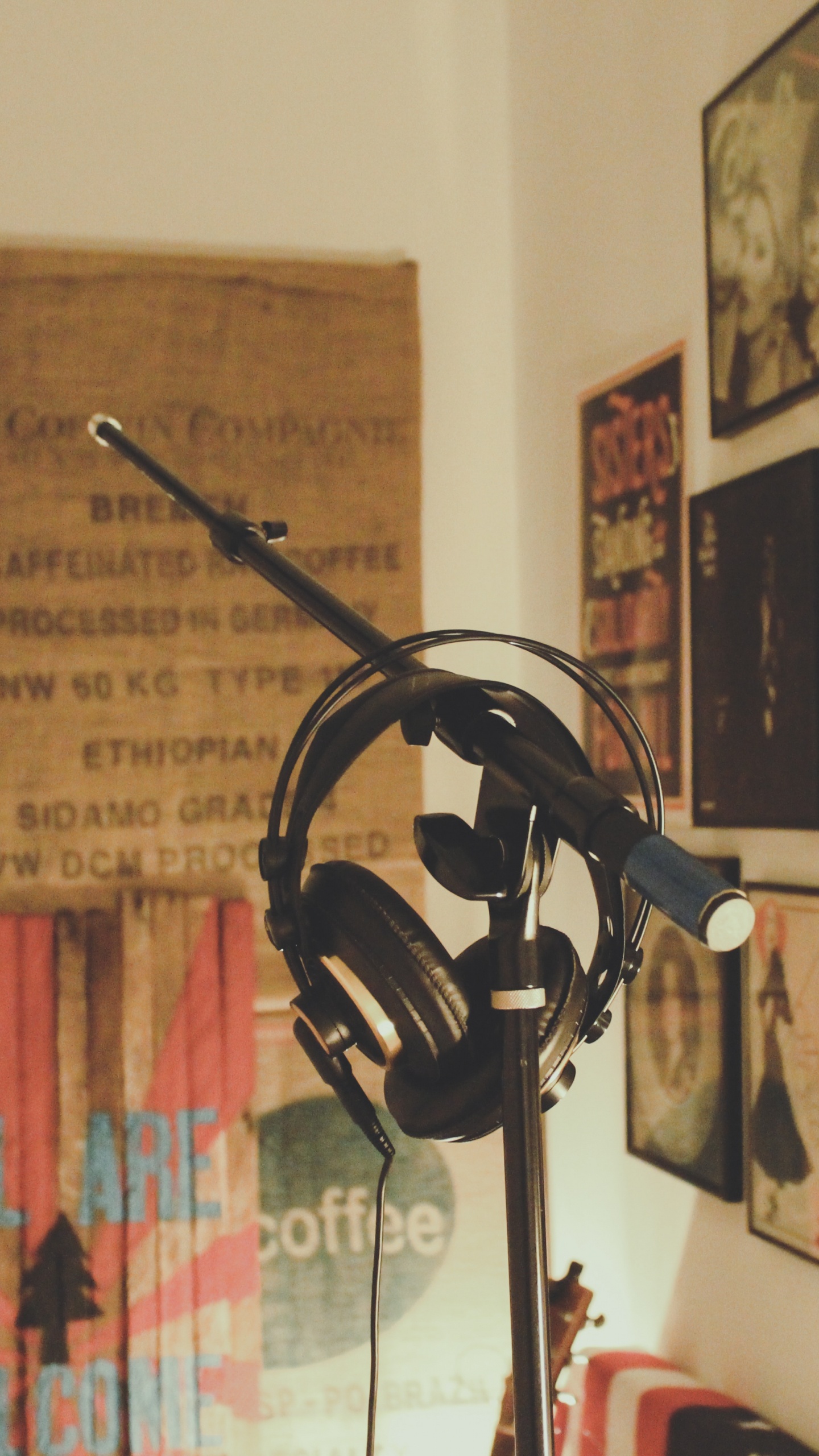 Microphone, Studio D'enregistrement, Son Enregistrement et de Reproduction, Enregistrement, Studio. Wallpaper in 1440x2560 Resolution