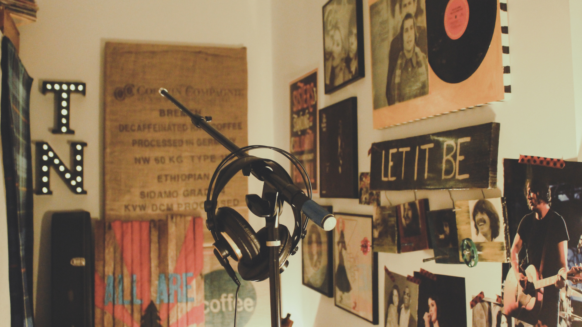 Mikrofon, Tonstudio, Sound-Aufnahme Und Wiedergabe, Aufnahme, Studio. Wallpaper in 1920x1080 Resolution