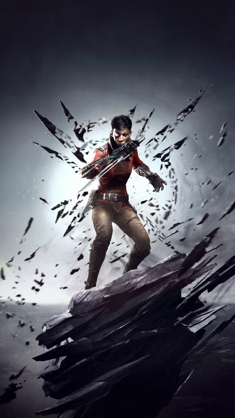 Dishonored Death of The Outsider, Outsider, Dishonored, The Outsider, Water. Wallpaper in 750x1334 Resolution