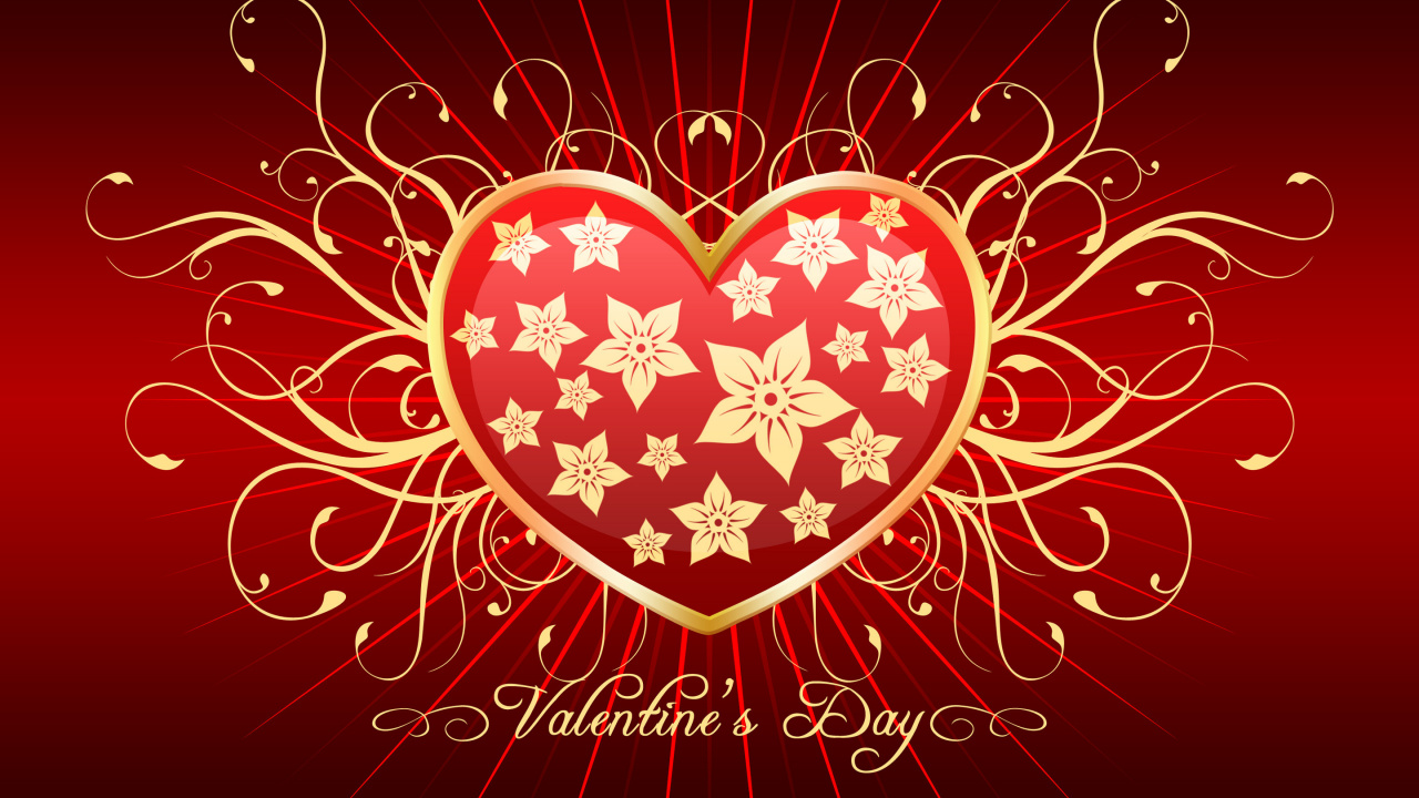 Cœur, Graphique, Illustration, Graphisme, le Jour de Valentines. Wallpaper in 1280x720 Resolution