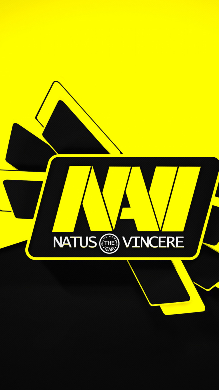 Logo Estrella Negra y Amarilla. Wallpaper in 750x1334 Resolution