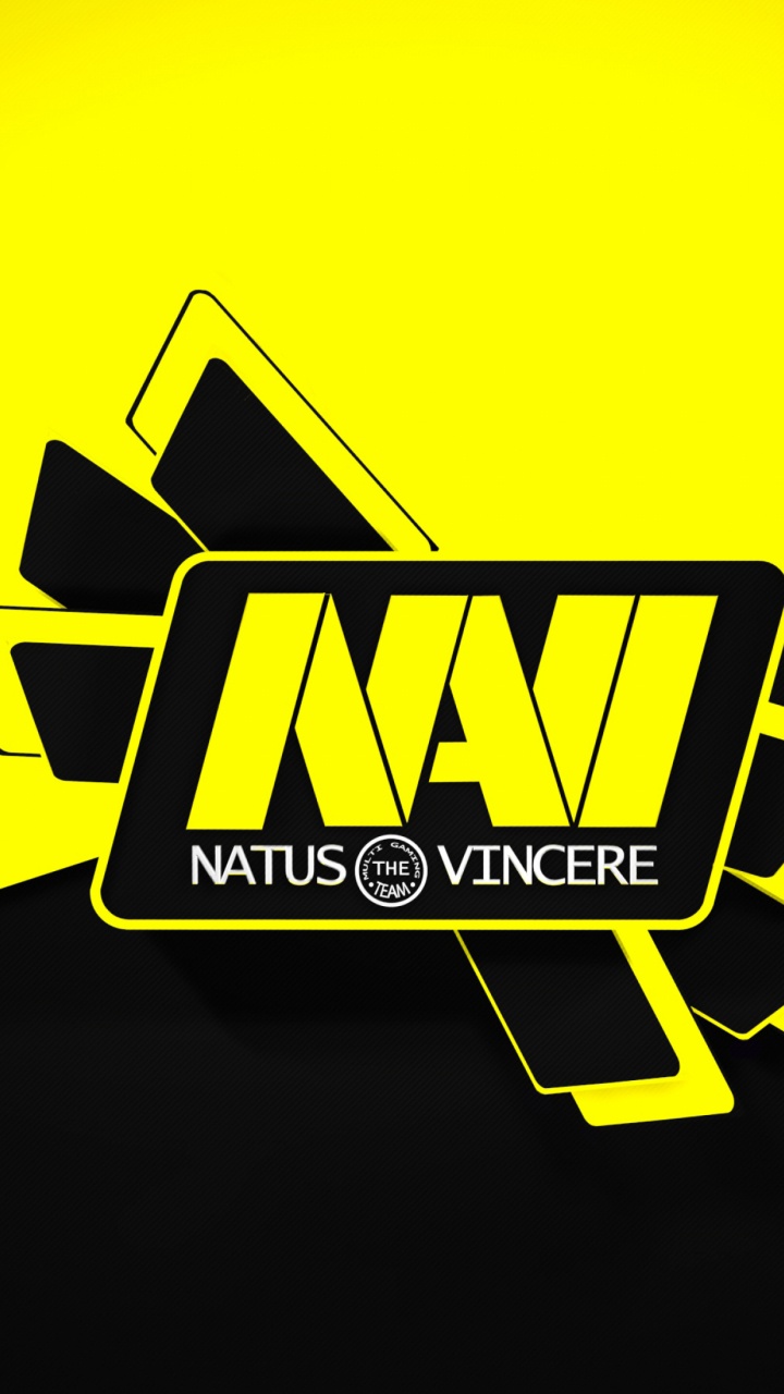 Logo Étoile Noir et Jaune. Wallpaper in 720x1280 Resolution