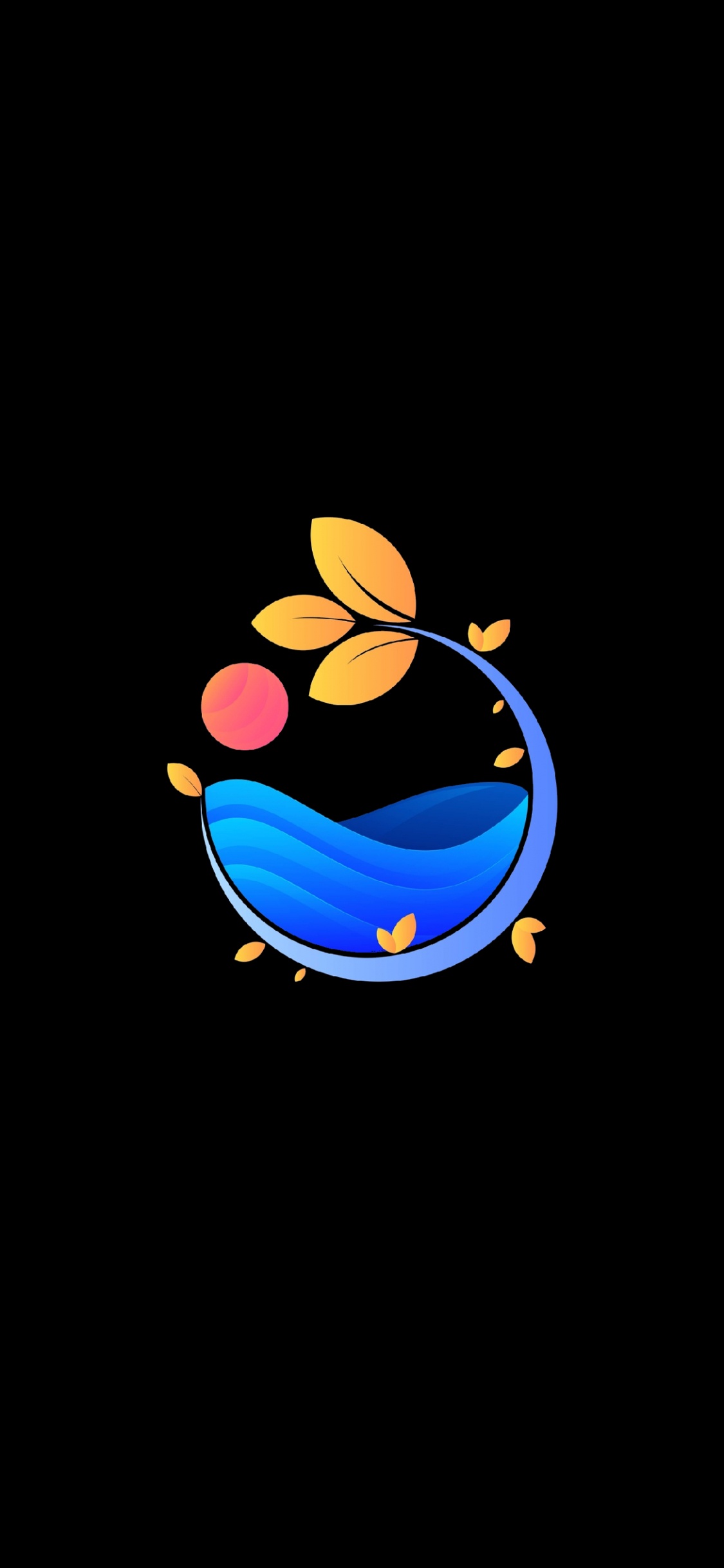 Schwarz, Amoled, Kunst, Android, Gas. Wallpaper in 1125x2436 Resolution