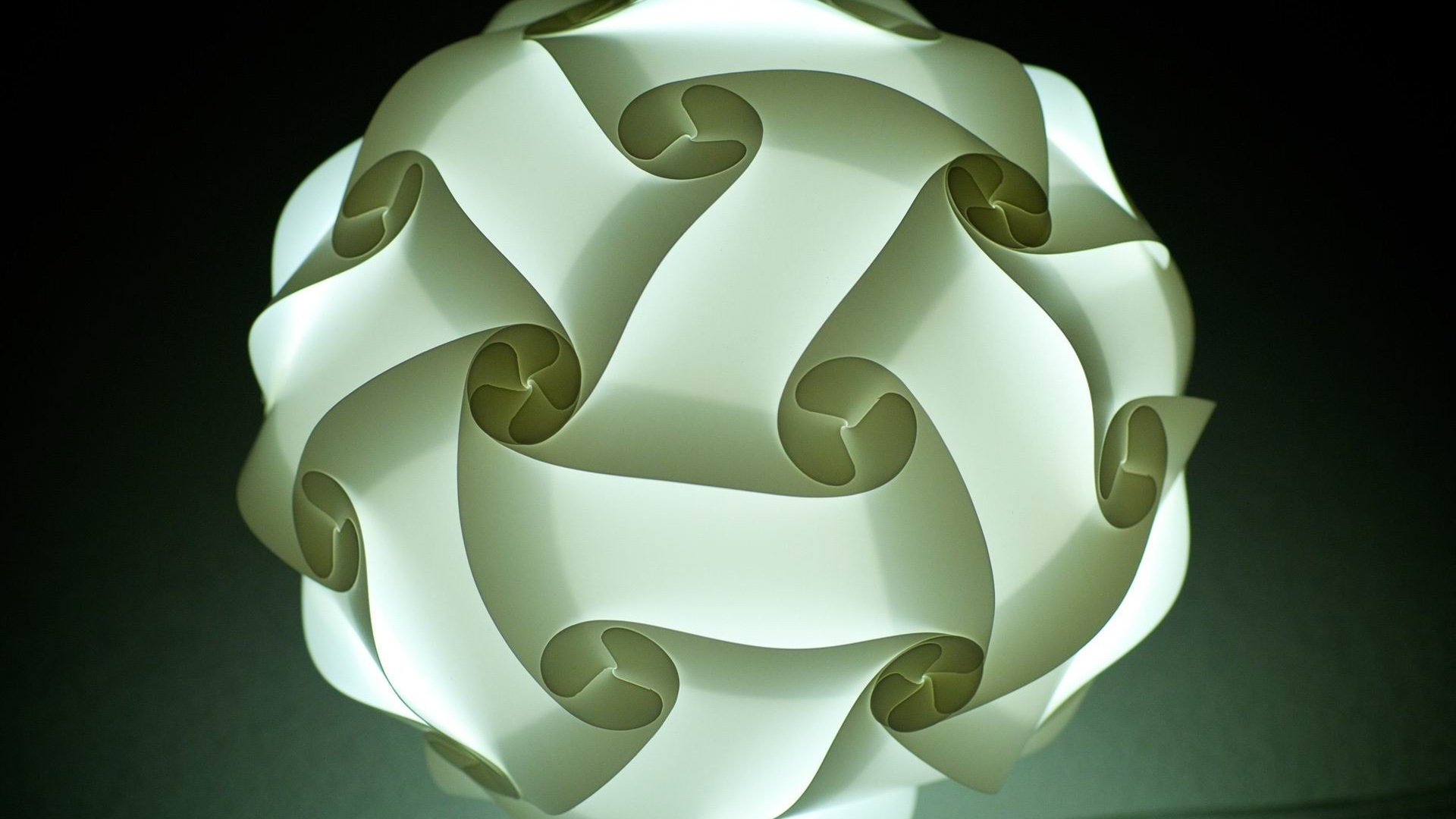 Weiße Und Grüne Blumenillustration. Wallpaper in 1920x1080 Resolution