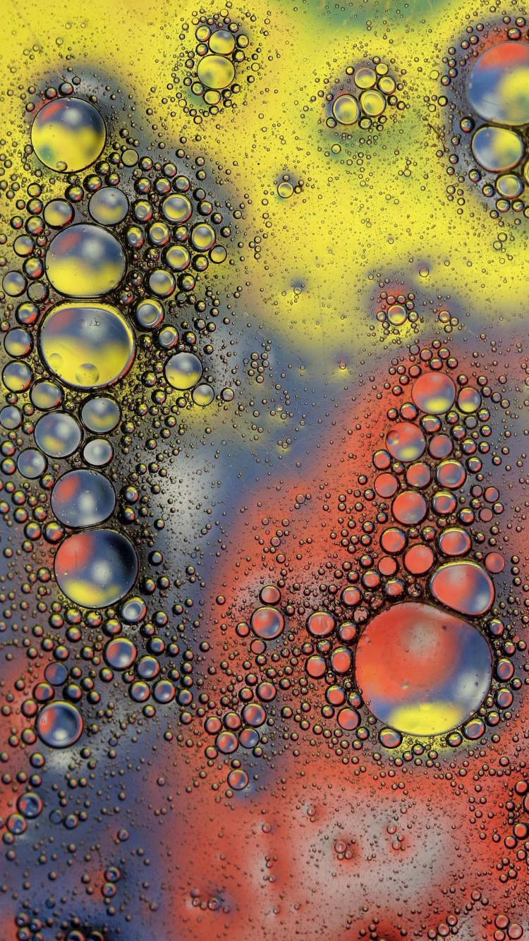 Gouttes D'eau Sur Panneau de Verre. Wallpaper in 750x1334 Resolution