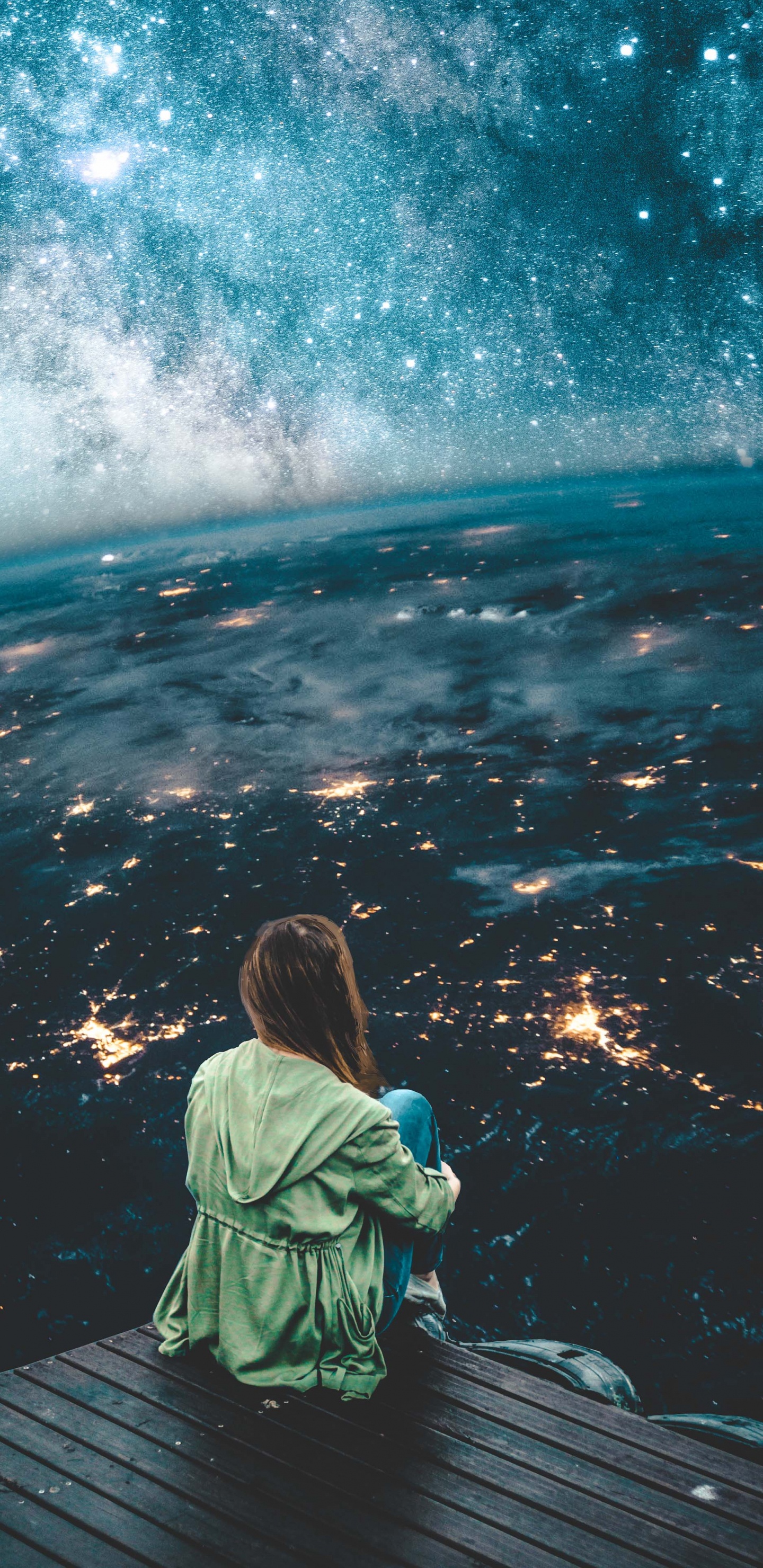 Wisgoon - Réseau Social, Atmosphère, Nature, Blue, Les Gens Dans la Nature. Wallpaper in 1440x2960 Resolution