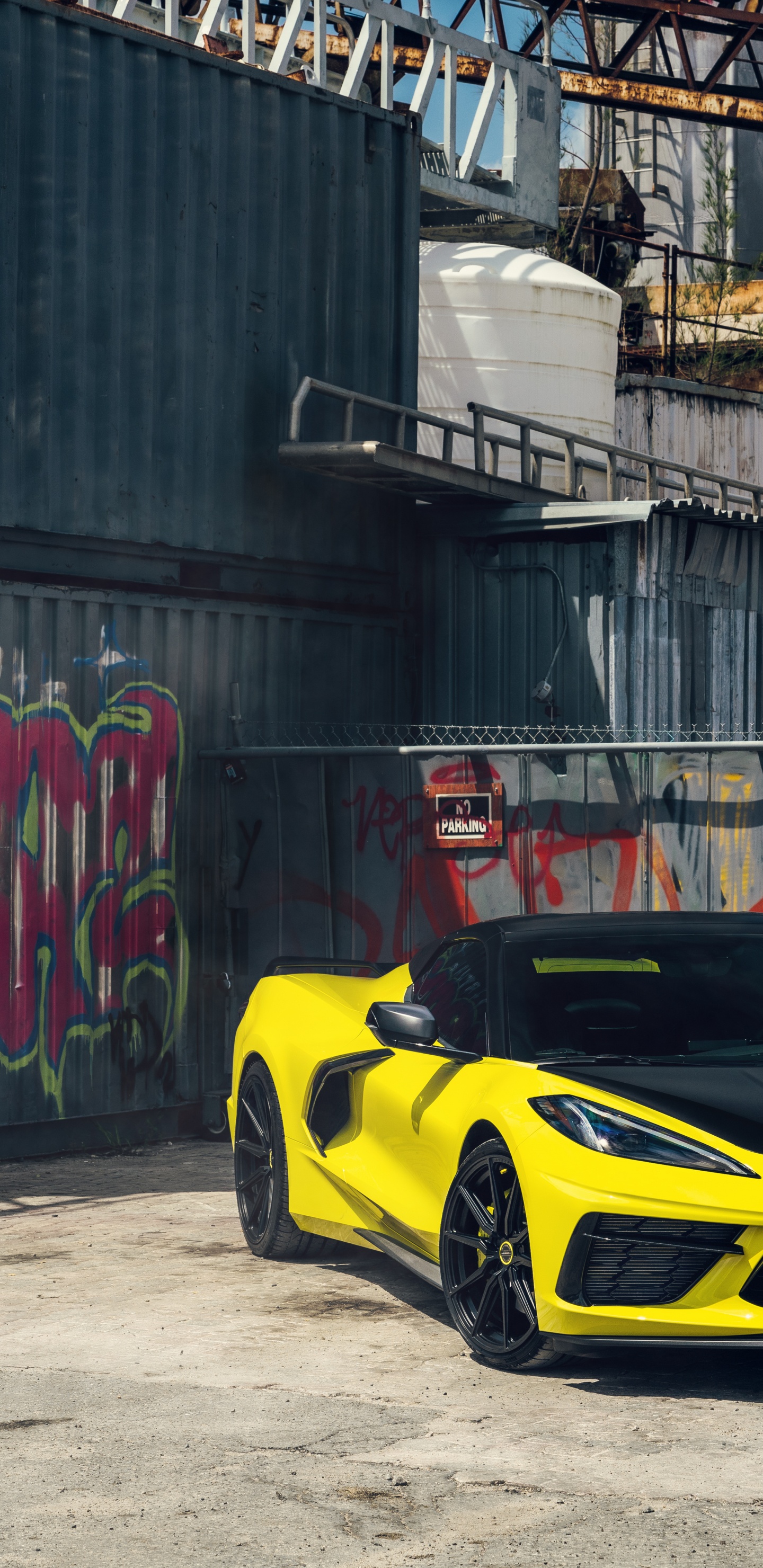 2021 Chevrolet Corvette, Chevrolet, Cars, Sports Car, Corvette Stingray. Wallpaper in 1440x2960 Resolution