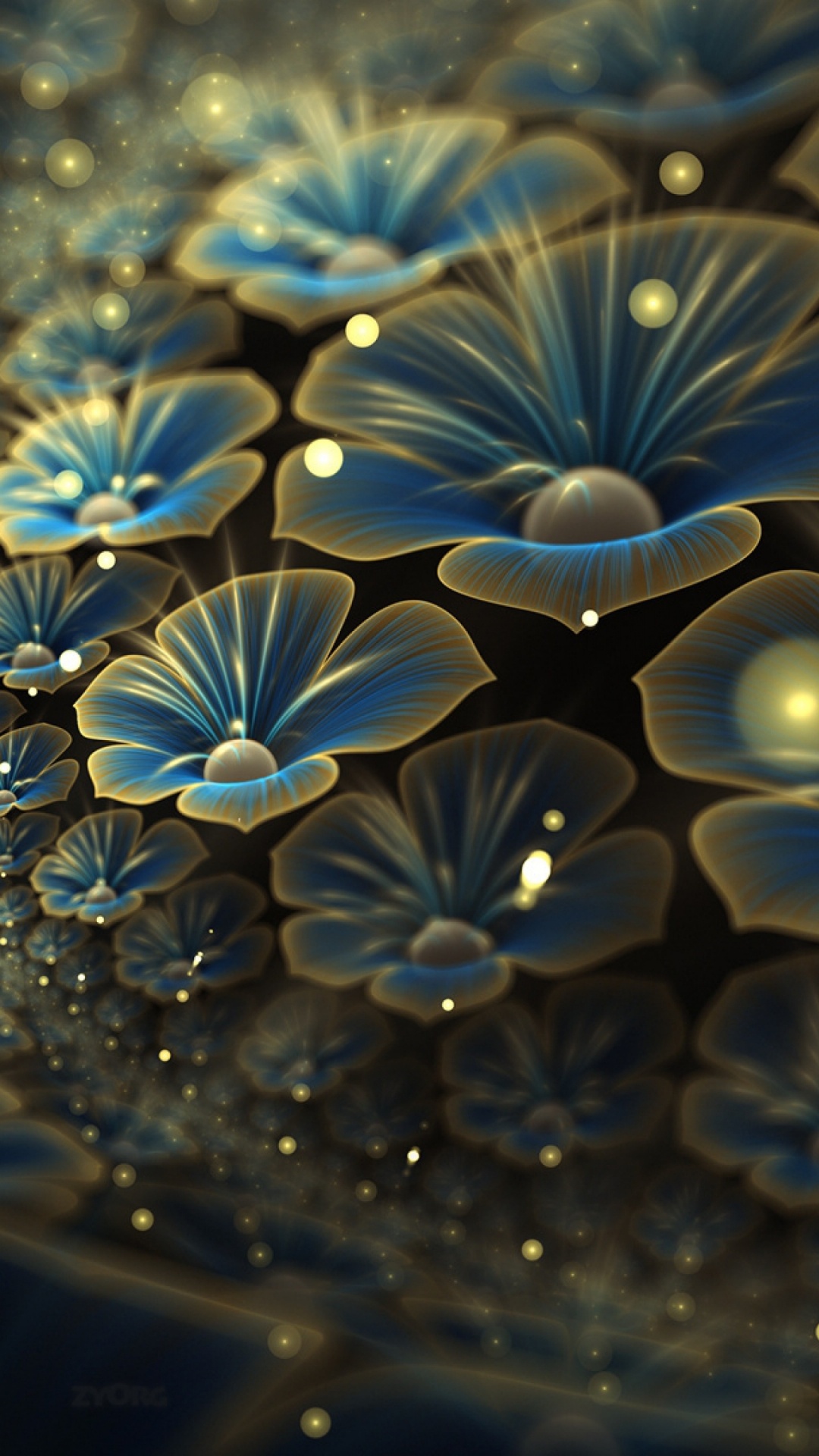 Fractal, Fractal Art, Floral Design, Flower, Design. Wallpaper in 1080x1920 Resolution