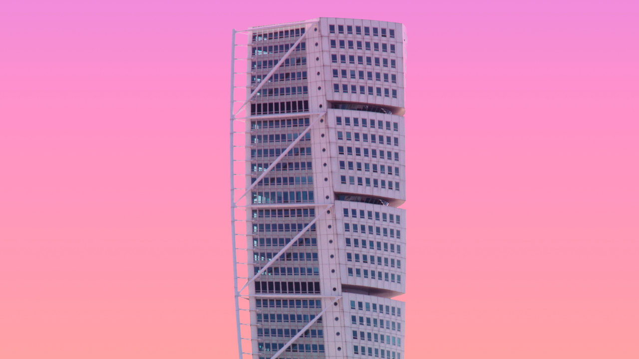 Gray Metal Tower Under Blue Sky. Wallpaper in 1280x720 Resolution