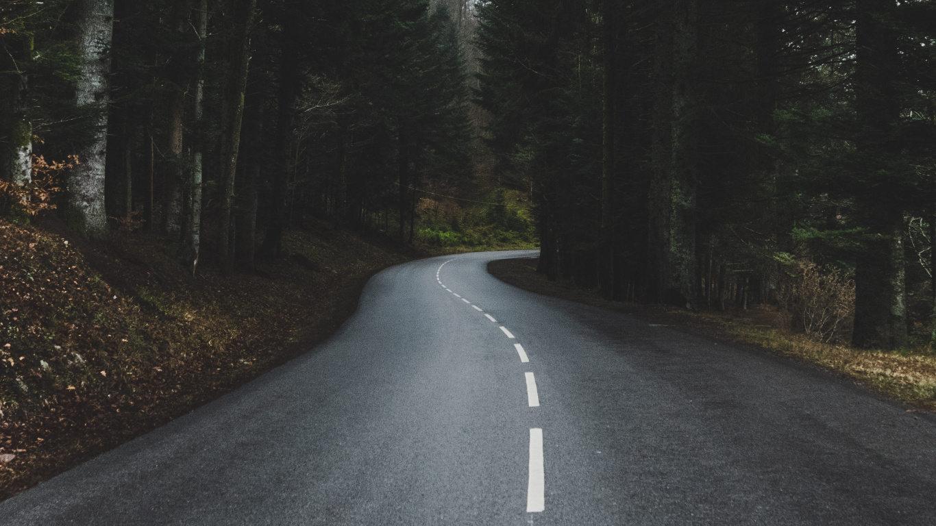 阳光, 沥青混凝土, 通道, 基础设施, 焦油 壁纸 1366x768 允许