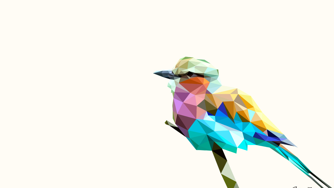 Blaugrüner Und Gelber Vogel. Wallpaper in 1280x720 Resolution