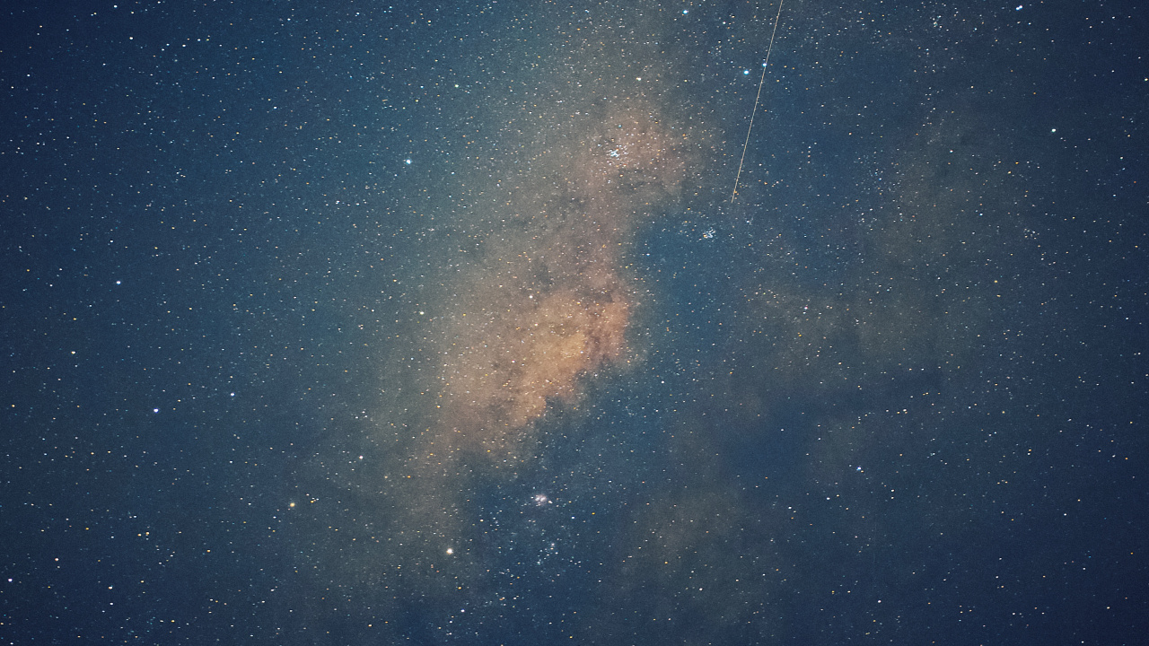 Cielo Azul Con Estrellas Durante la Noche. Wallpaper in 1280x720 Resolution