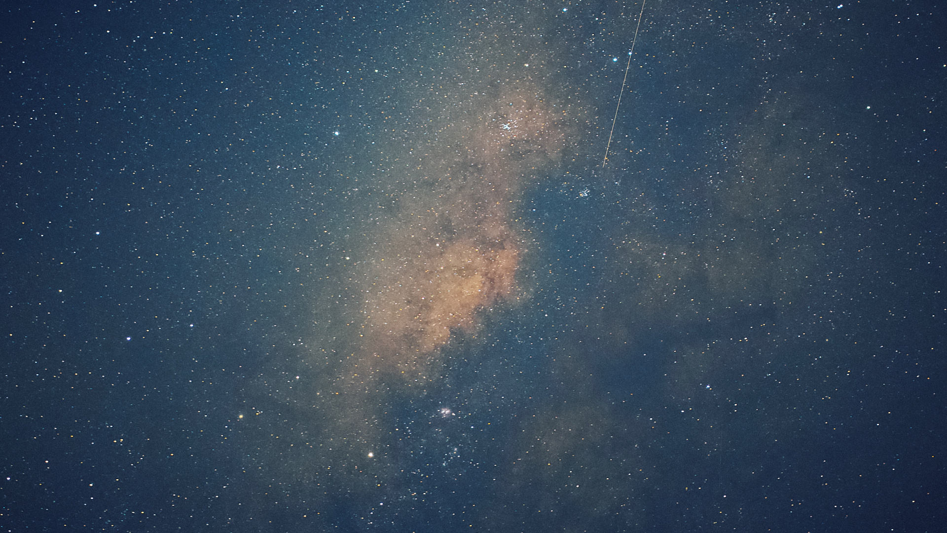 Cielo Azul Con Estrellas Durante la Noche. Wallpaper in 1920x1080 Resolution