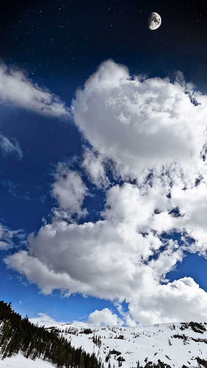 Cumulus, Azul, Ambiente, Paisaje Natural, Calma. Wallpaper in 720x1280 Resolution