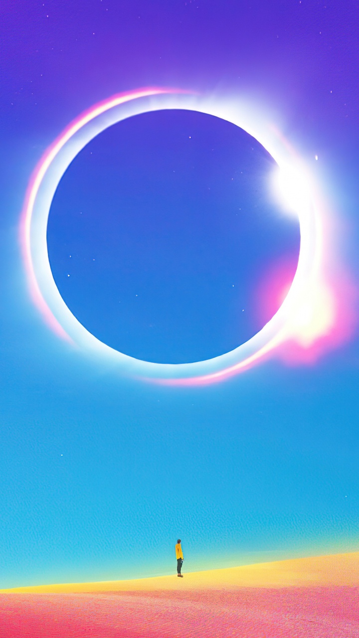 Ambiente, de la Media Luna, Luna, Luz, Azure. Wallpaper in 720x1280 Resolution