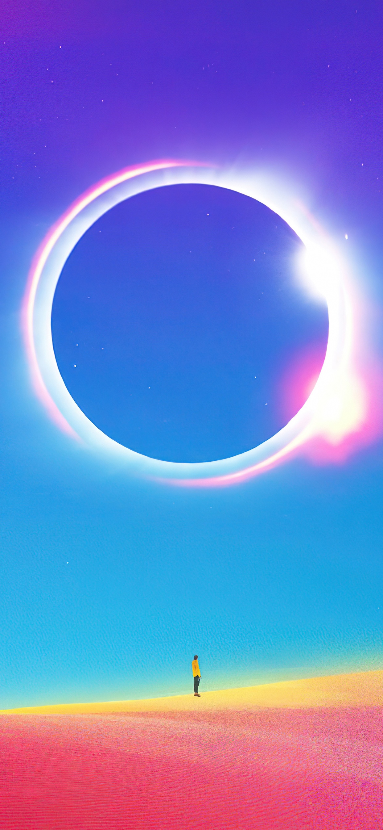 Atmosphere, Daytime, Crescent, Moon, Light. Wallpaper in 1242x2688 Resolution