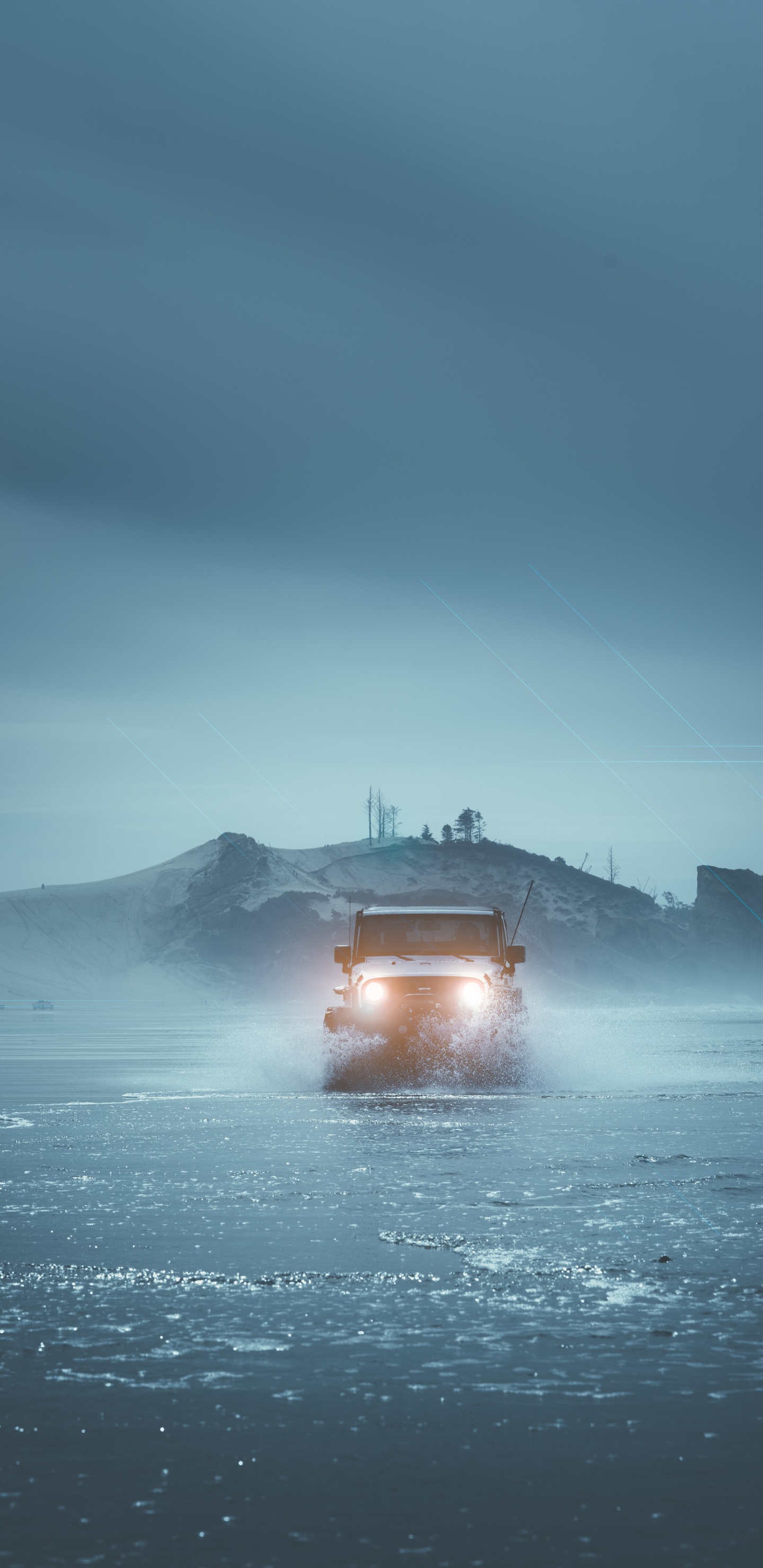 Body of Water Near Mountain During Daytime. Wallpaper in 1440x2960 Resolution