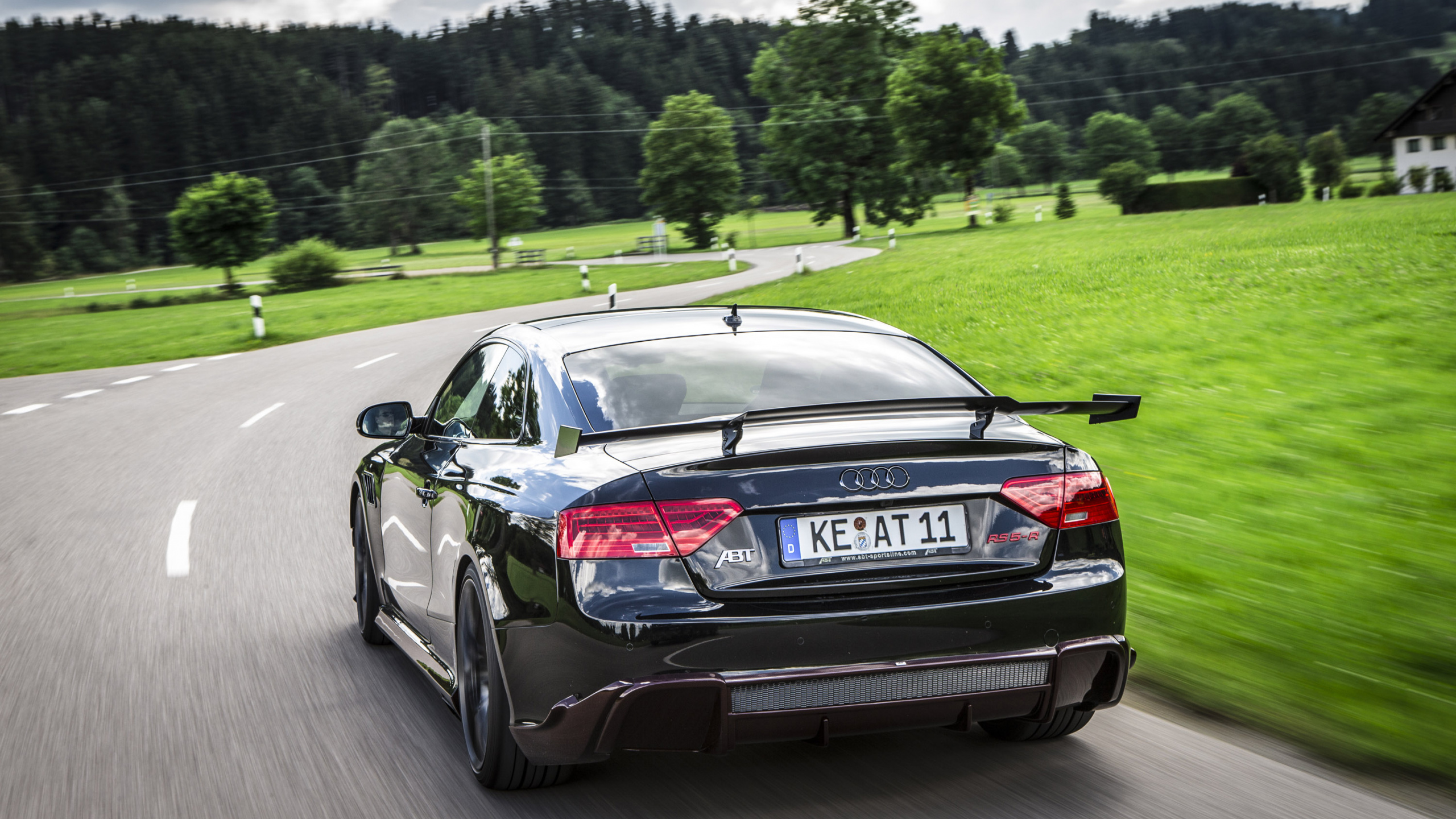 Black Audi r 8 on Road During Daytime. Wallpaper in 2560x1440 Resolution