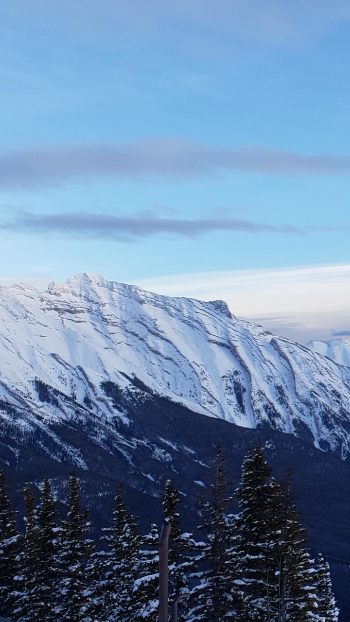 Les Reliefs Montagneux, Gamme de Montagne, Neige, Hiver, Crête. Wallpaper in 720x1280 Resolution
