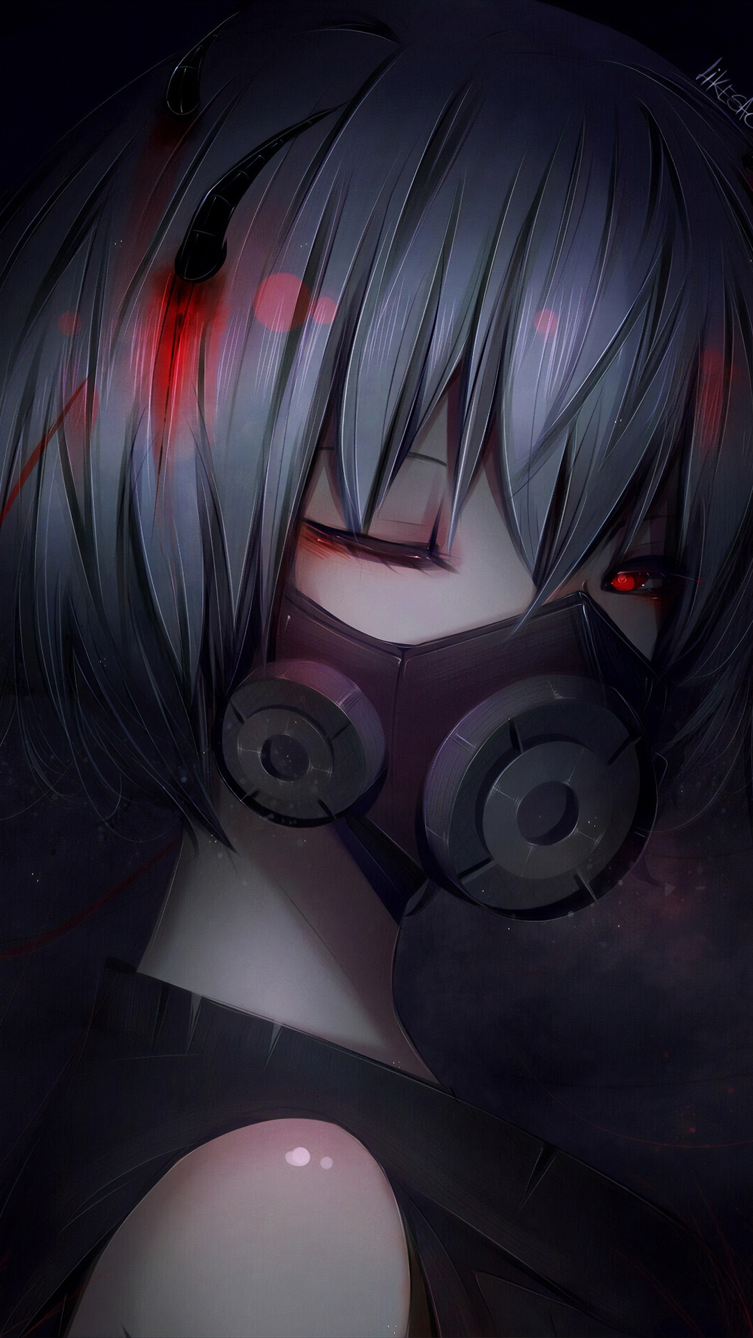 Personaje de Anime Masculino de Pelo Morado. Wallpaper in 1080x1920 Resolution