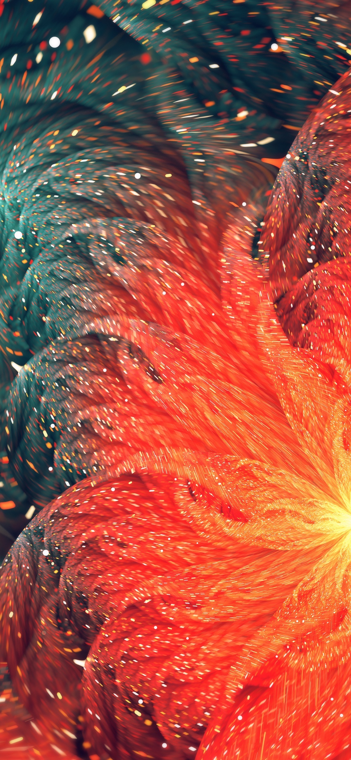 Red and Brown Plant in Close up Photography. Wallpaper in 1125x2436 Resolution