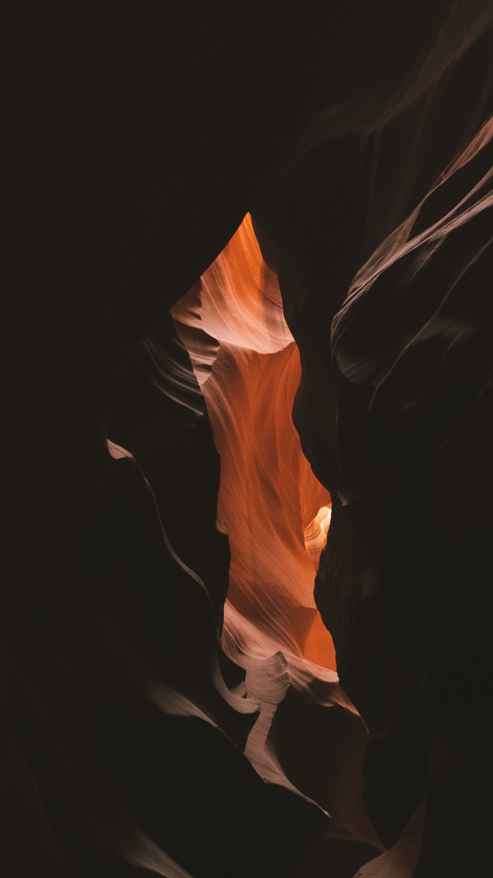Antelope Canyon, Orange, Heat, Flame, Fire. Wallpaper in 720x1280 Resolution