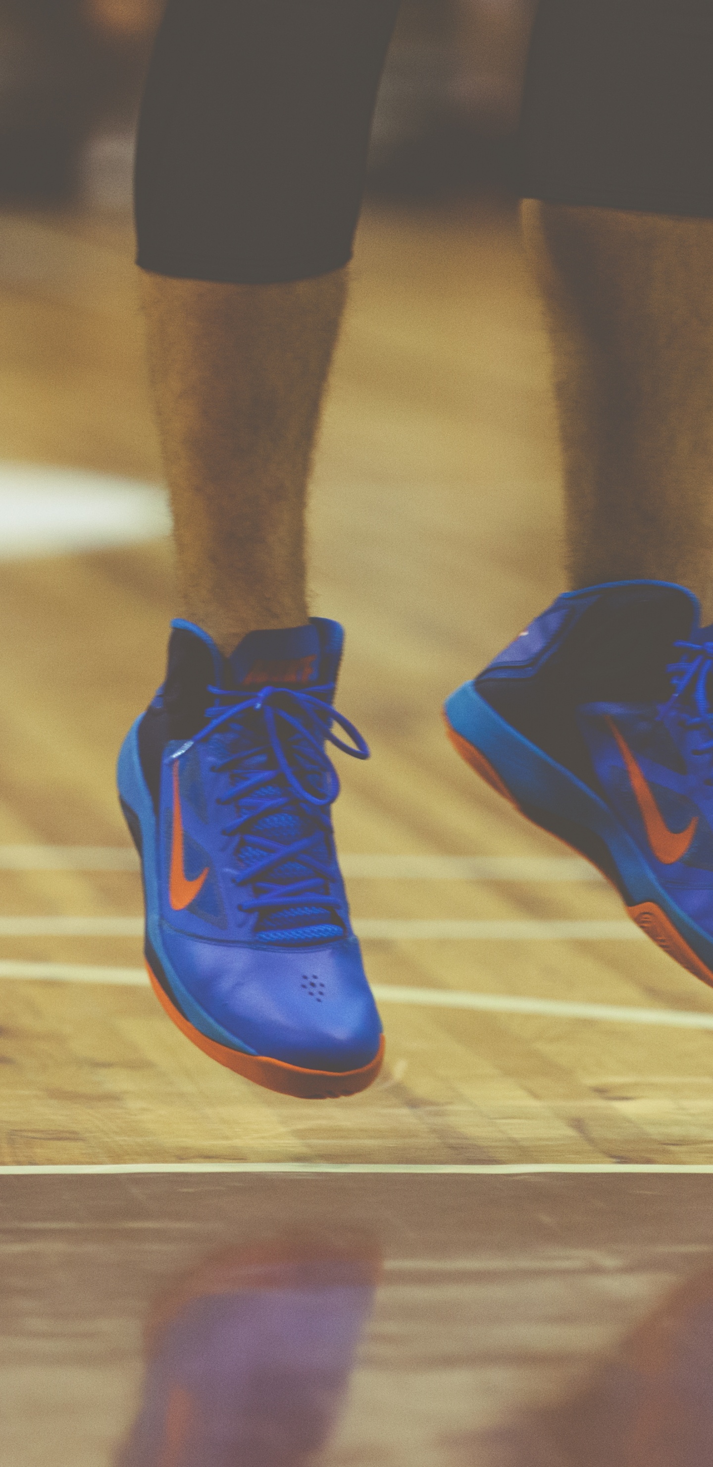 Person in Blue Nike Athletic Shoes. Wallpaper in 1440x2960 Resolution