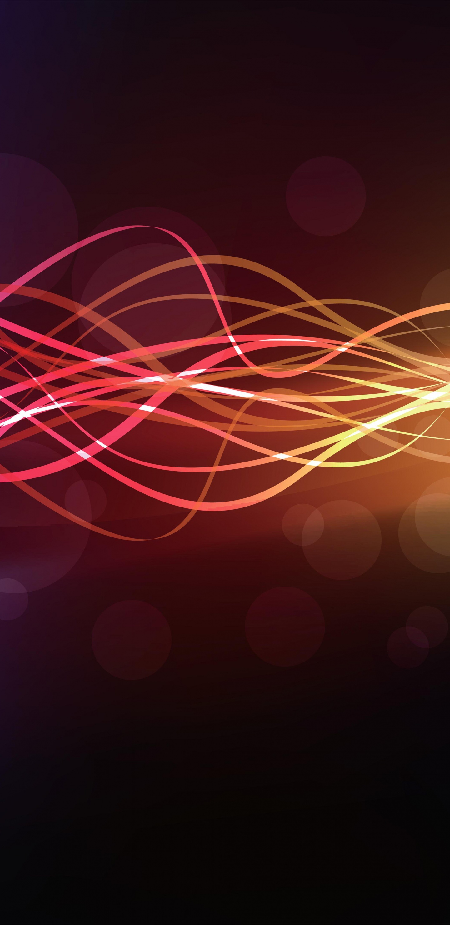 Ilustración de Luz Blanca y Azul. Wallpaper in 1440x2960 Resolution