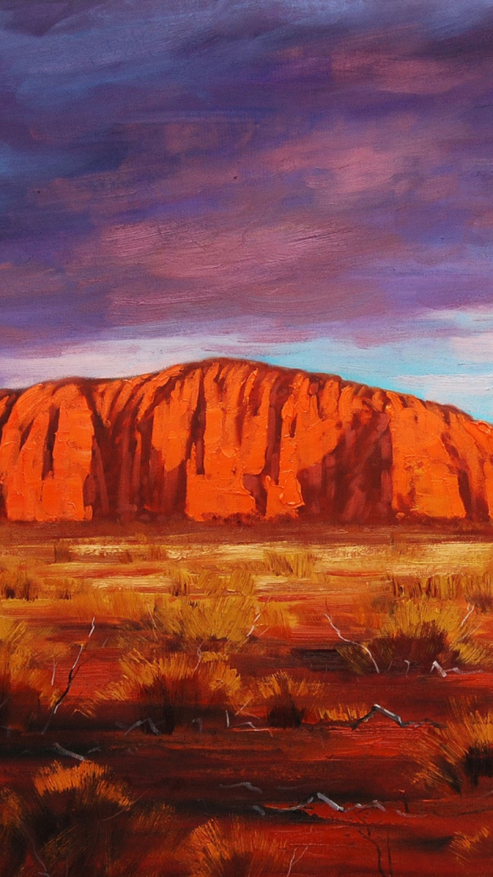 Brown Rock Formation Under White Clouds and Blue Sky During Daytime. Wallpaper in 720x1280 Resolution