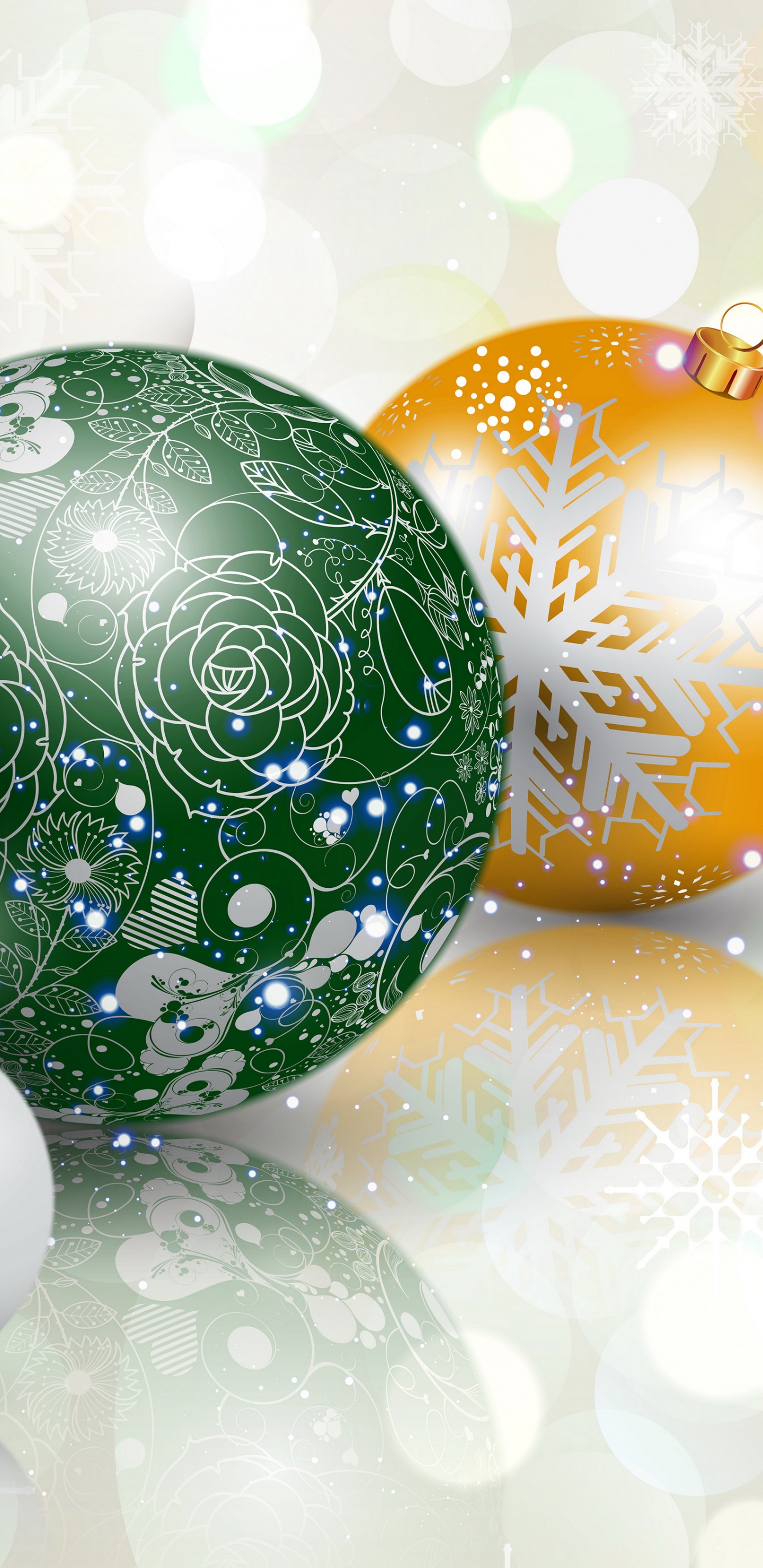 Nochevieja, Adorno de Navidad, Decoración de la Navidad, Esfera, Navidad. Wallpaper in 1440x2960 Resolution