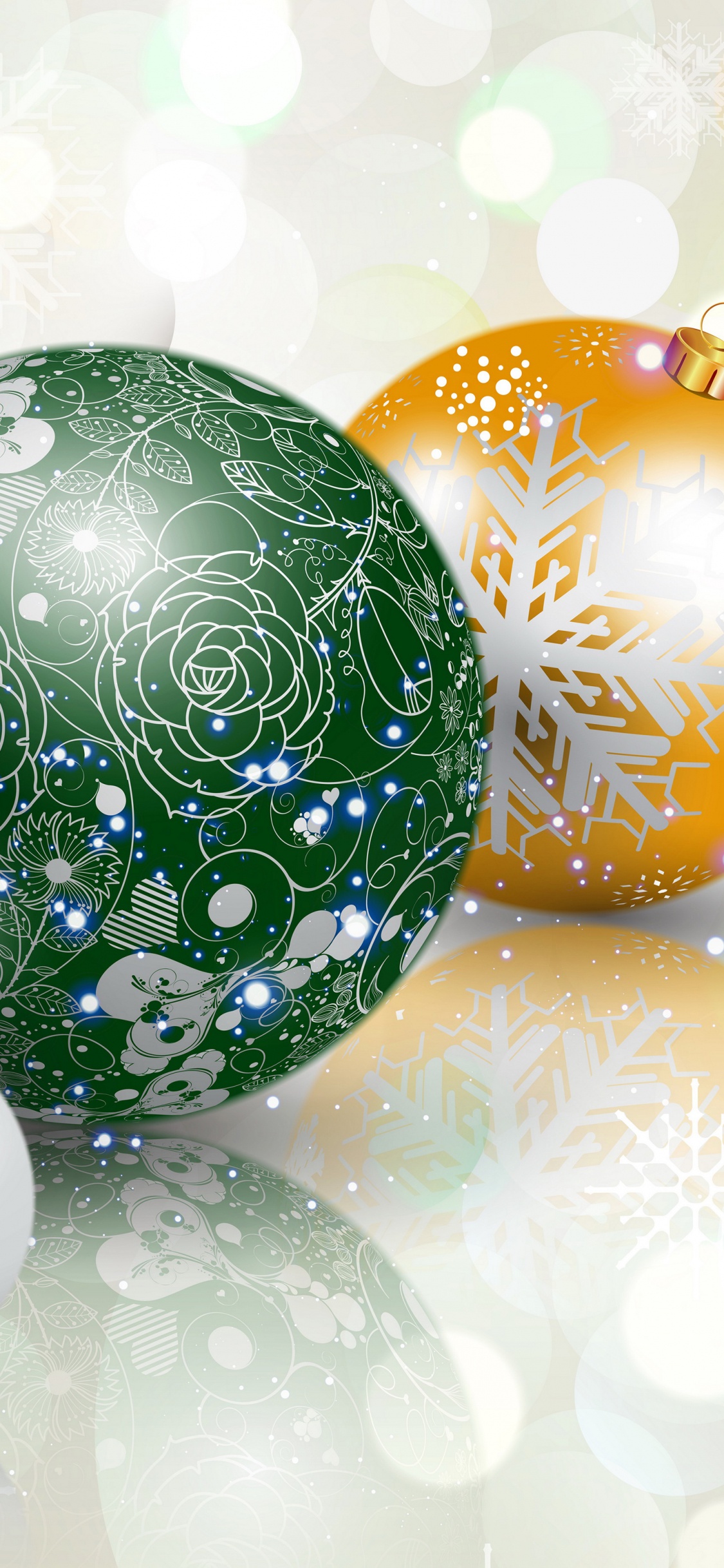 Neujahr, Christmas Ornament, Weihnachtsdekoration, Sphäre, Weihnachtsbaum. Wallpaper in 1125x2436 Resolution