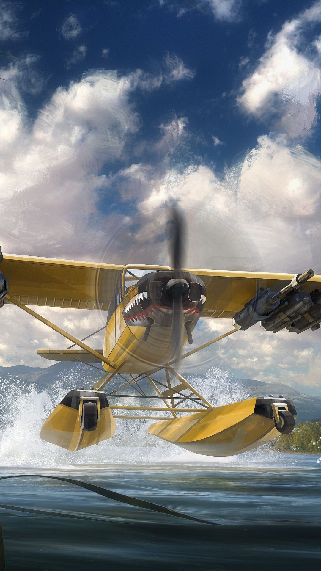 White and Brown Boat on Sea Under Blue Sky and White Clouds During Daytime. Wallpaper in 1080x1920 Resolution