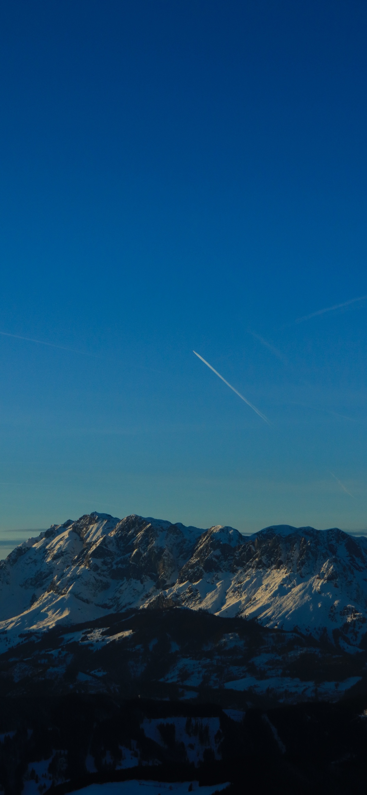Mountainous Landforms, Mountain, Blue, Mountain Range, Cloud. Wallpaper in 1242x2688 Resolution