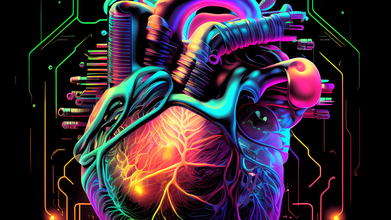 Graphisme, Art, Magenta, L'effet Visuel de L'éclairage, Néon. Wallpaper in 1280x720 Resolution