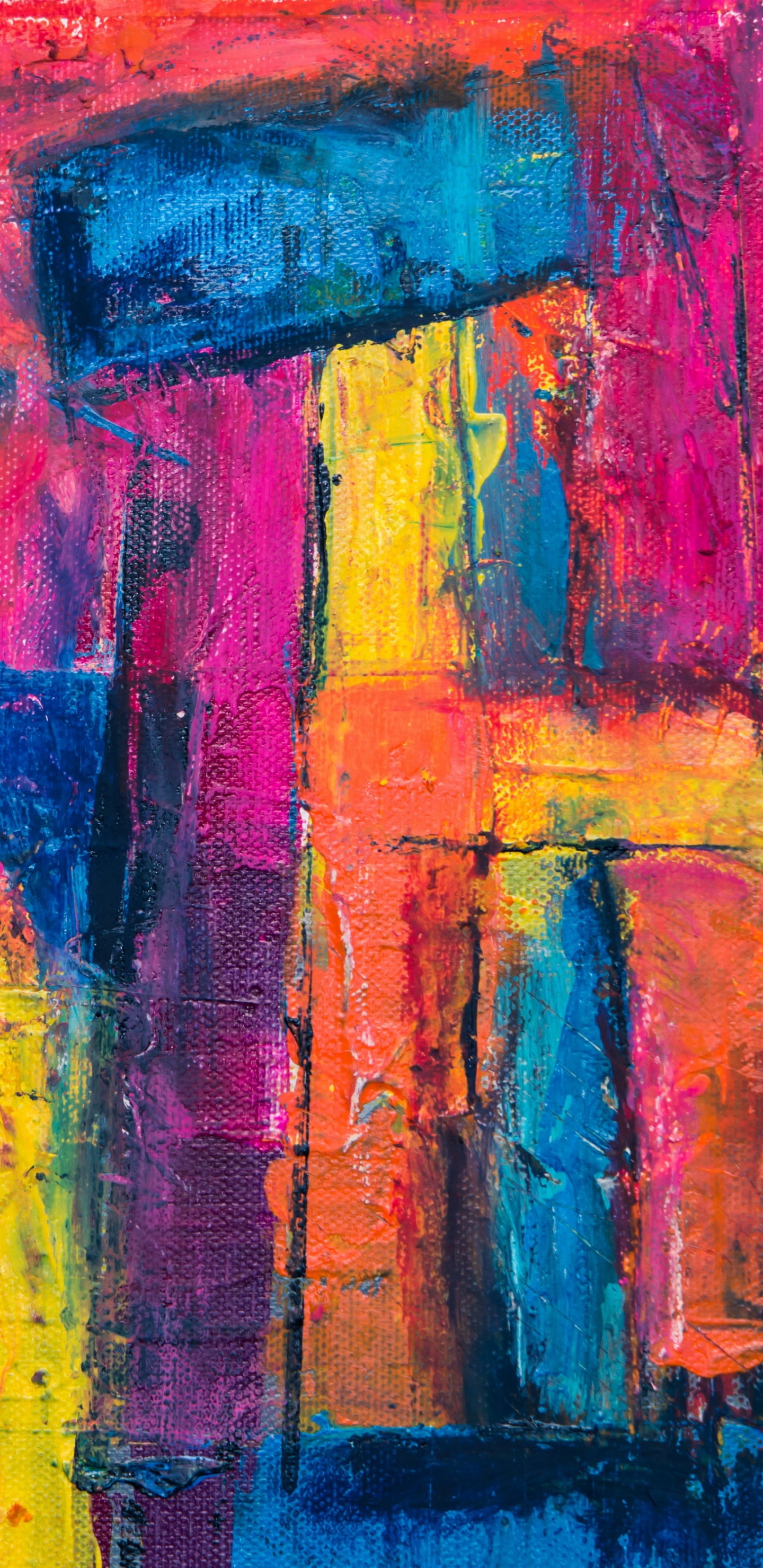 Salt Cathedral, Soundcloud, Art, Colorfulness, Art Paint. Wallpaper in 1440x2960 Resolution