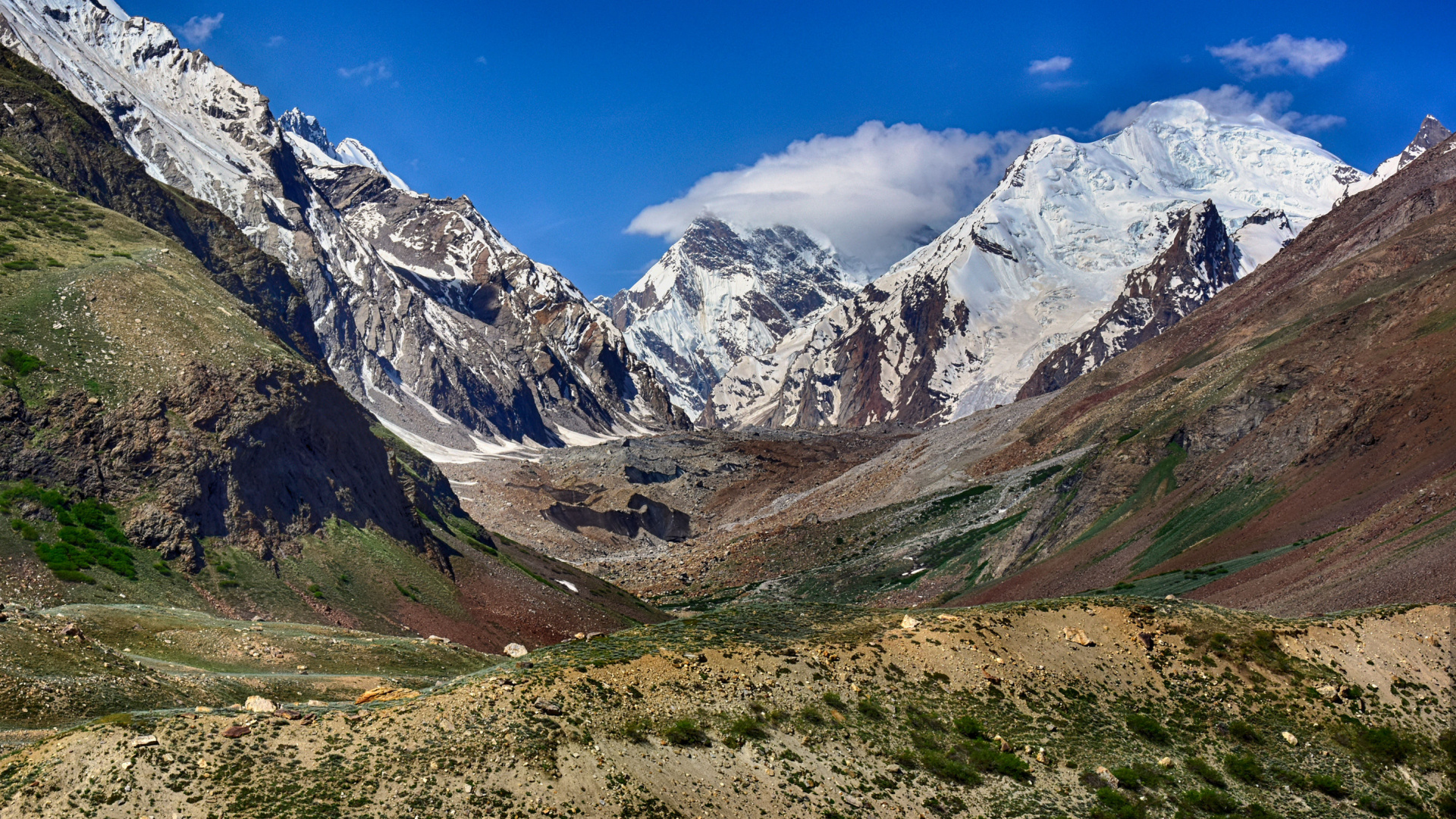 喜马拉雅山, 阿尔卑斯山, 山脉, 高地, 性质 壁纸 1920x1080 允许