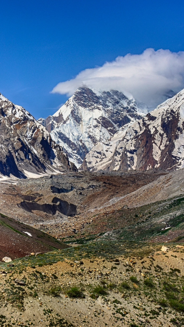 喜马拉雅山, 阿尔卑斯山, 山脉, 高地, 性质 壁纸 720x1280 允许