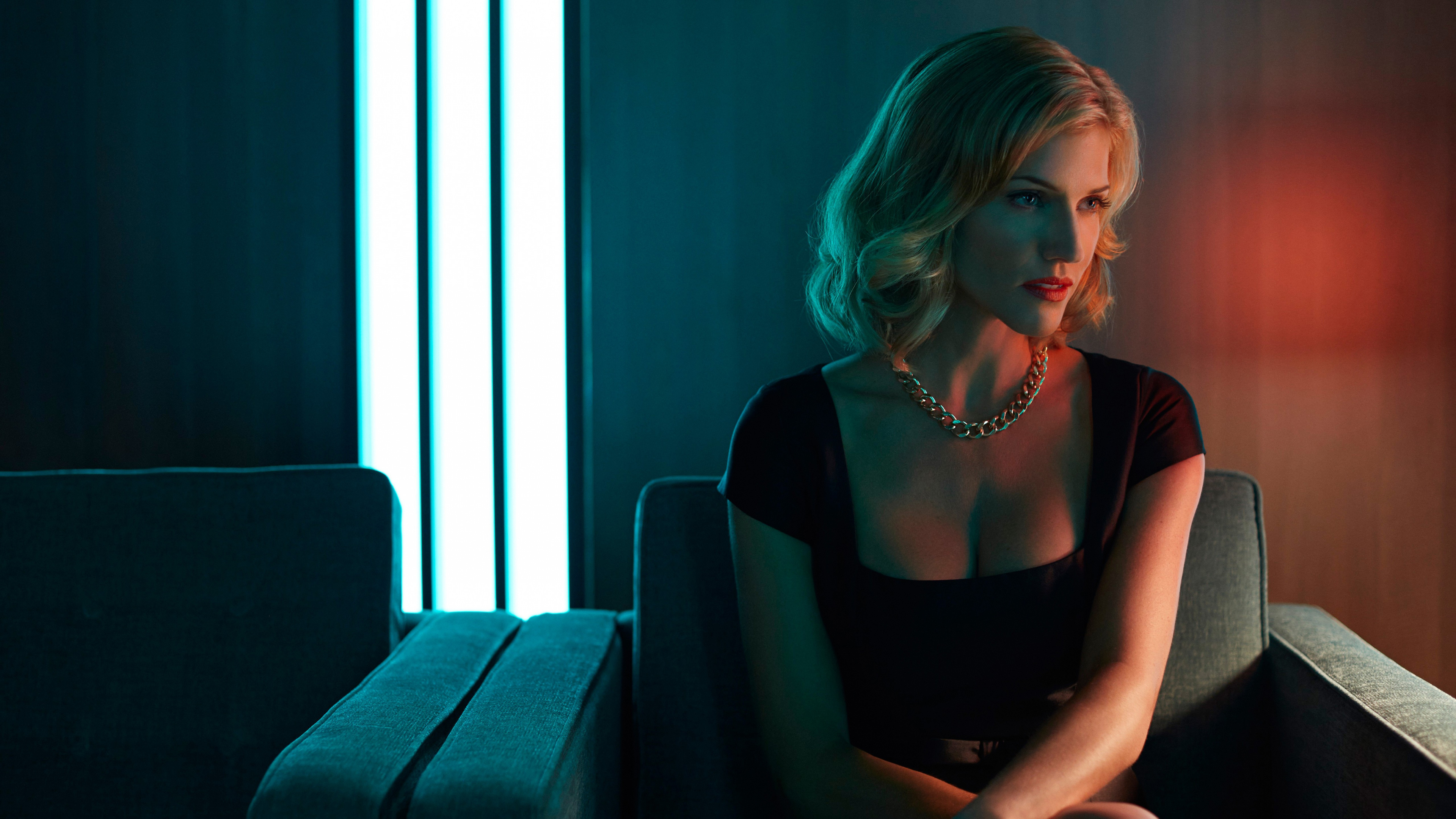 Tricia Helfer, Battlestar Galactica, Humanoid Cylon, Viondra Denninger, Number Six. Wallpaper in 3840x2160 Resolution