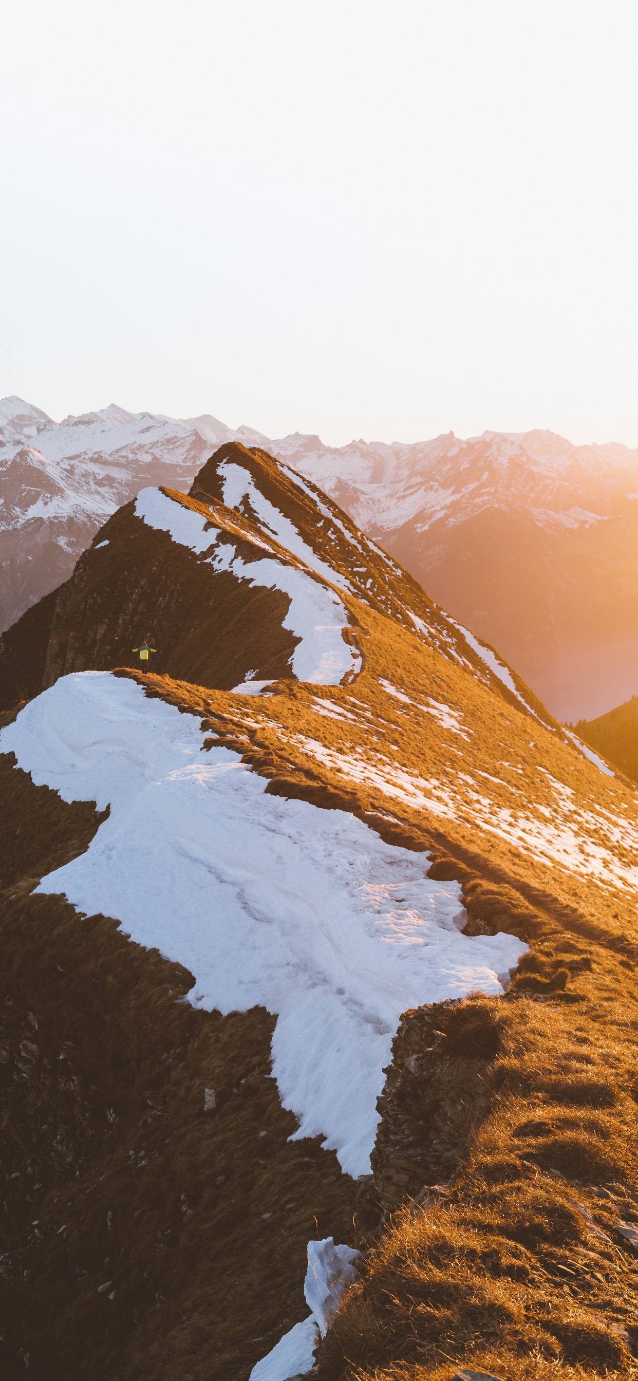 Morning, Mountainous Landforms, Sunlight, Hill, Divine Grace. Wallpaper in 1242x2688 Resolution