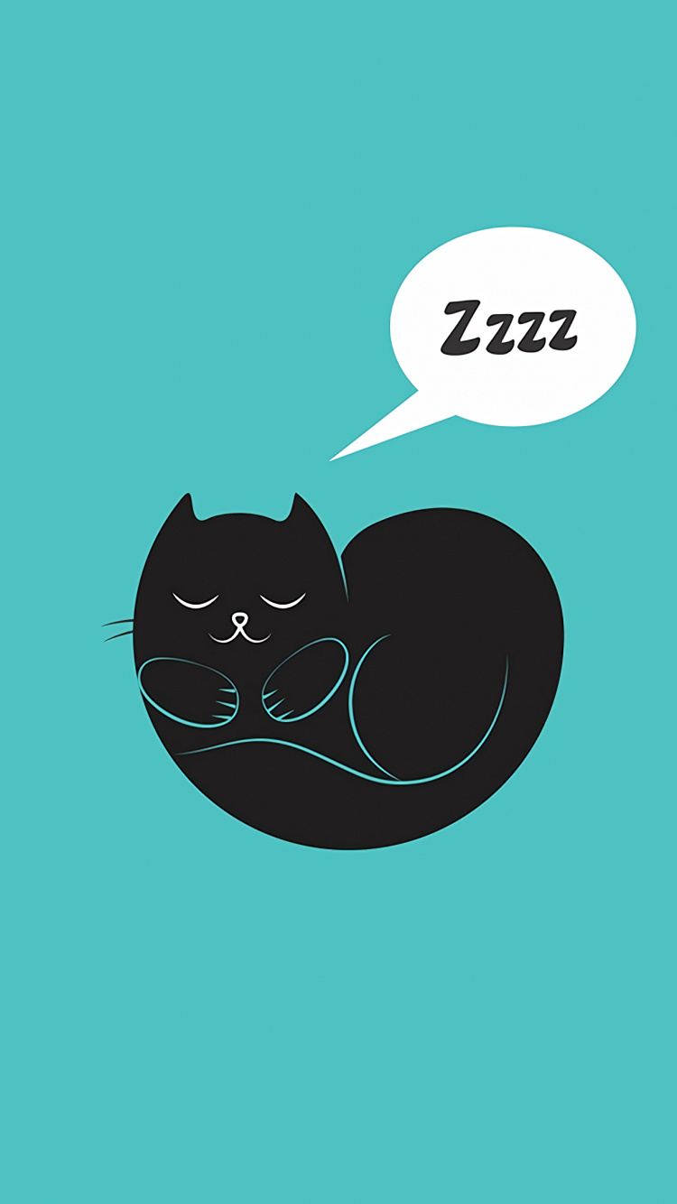 Schwarz-Weiß-Panda-Illustration. Wallpaper in 750x1334 Resolution