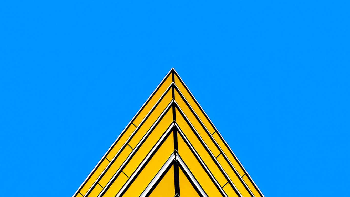 Azul, Triangulo, Rectángulo, Pendiente, Tintes y Matices. Wallpaper in 1366x768 Resolution