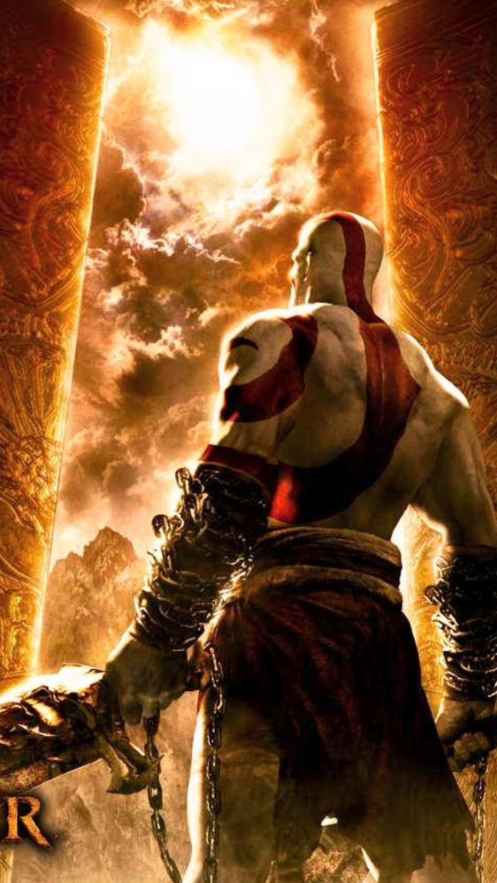 Gott Des Krieges, God of War Chains of Olympus, God of War Ii, God of War Ascension, Kratos. Wallpaper in 720x1280 Resolution
