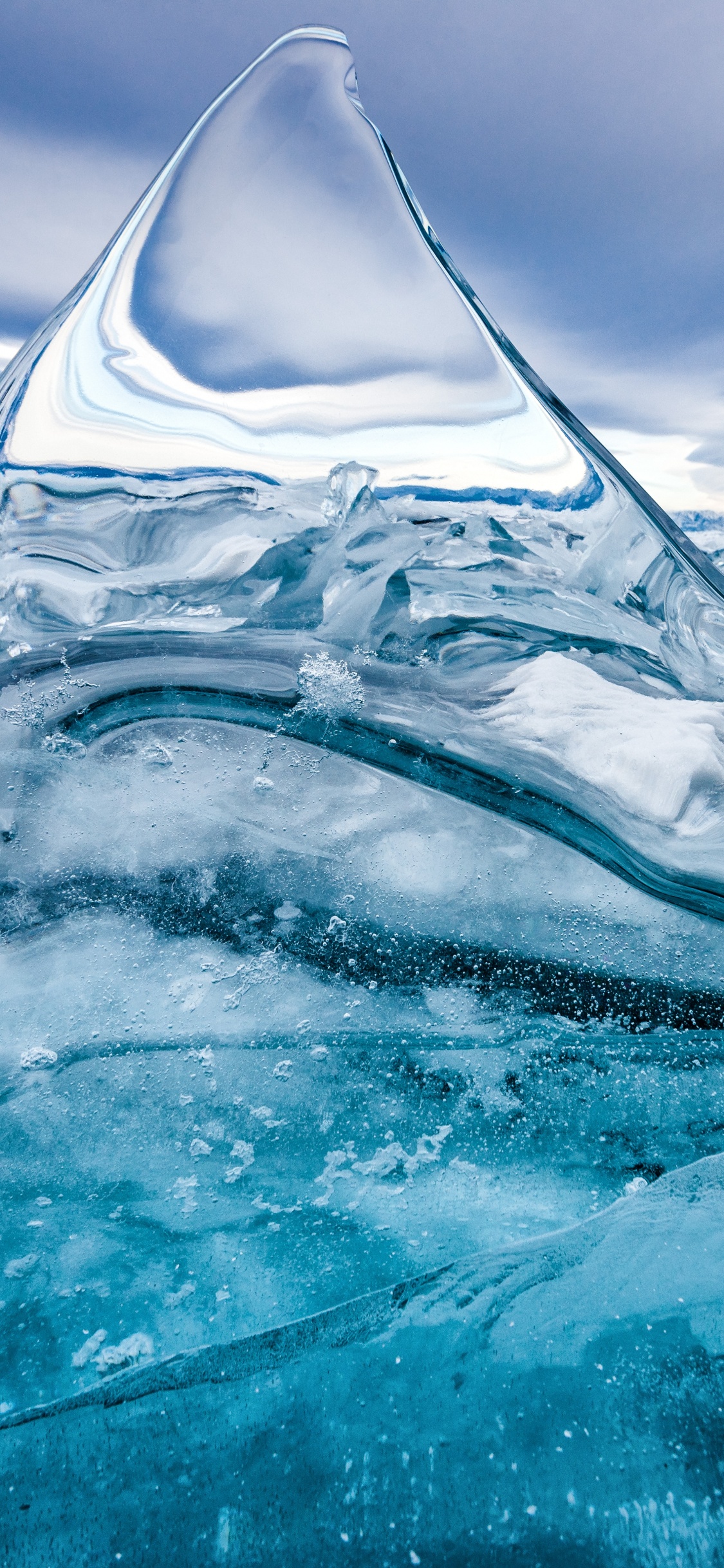 Glace, Eau, Paysage Naturel, de la Calotte Polaire, Environnement Naturel. Wallpaper in 1125x2436 Resolution