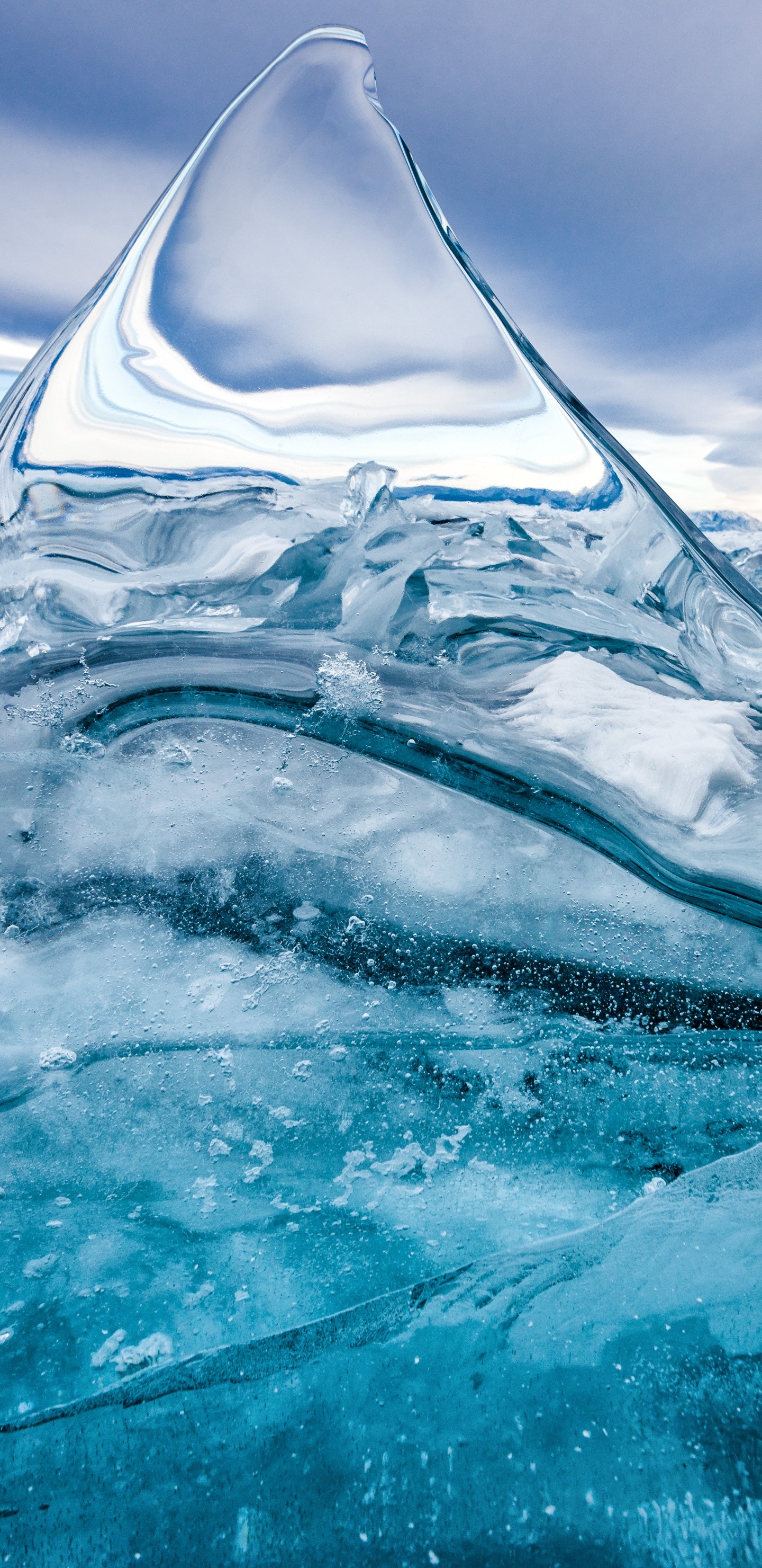 Glace, Eau, Paysage Naturel, de la Calotte Polaire, Environnement Naturel. Wallpaper in 1440x2960 Resolution